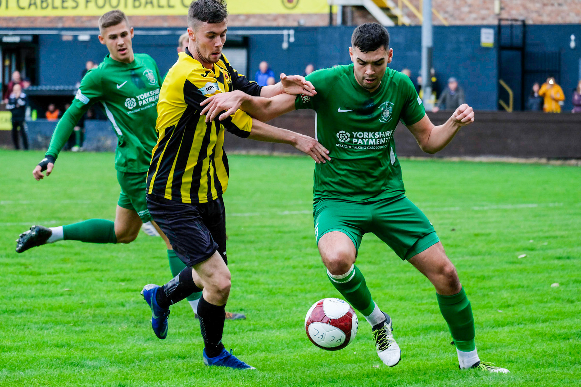 Prescot Cables vs Brighouse Town 

League match at Volair Park during the 2019/20 Betvictor Northern Premier season 28/09/2019.

Photograph by John Middleton