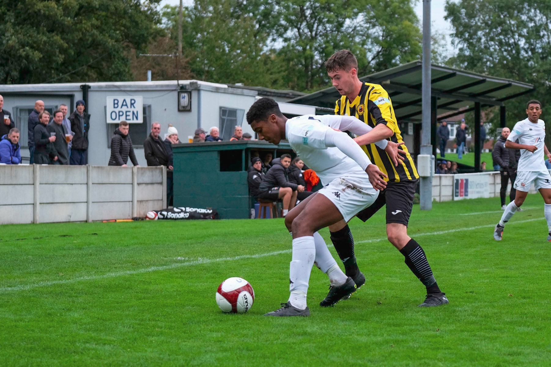 Trafford vs Prescot Cables 

League match at Shawe View during the 2019/20 Betvictor Northern Premier season 05/10/2019.

Photograph by John Middleton