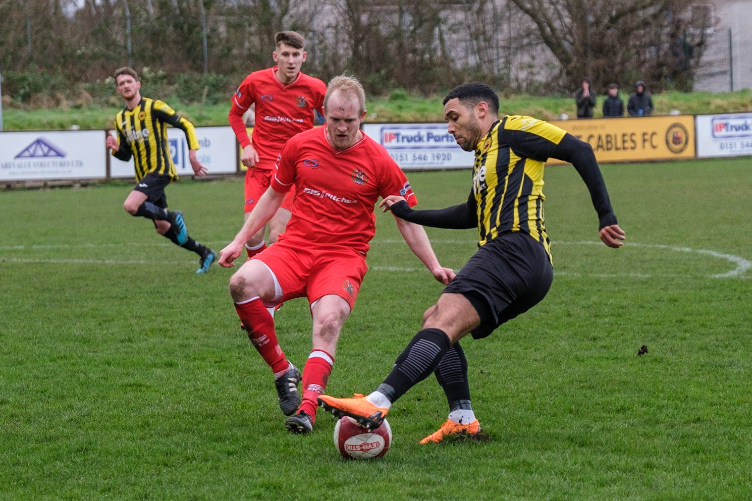 Prescot Cables vs Workington 

match at IP Truck Parts Stadium during the 2019/20 Betvictor Northern Premier season 01/02/2020.

Photograph by John Middleton