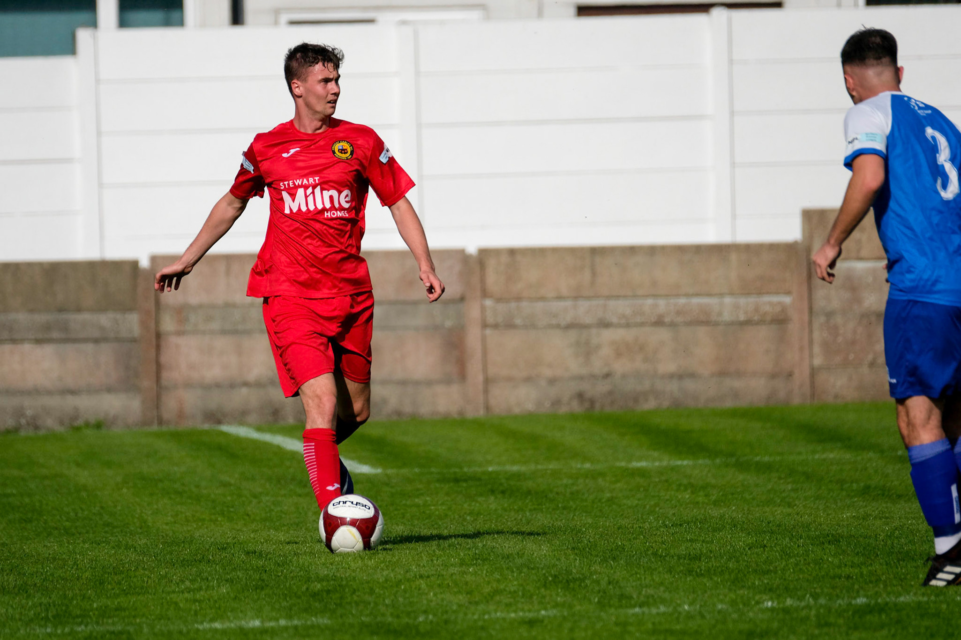 Clitheroe vs Prescot Cables 

Bet Victor League game match at Shawbridge during the 2019/20 season 07/09/2019.

Photograph by John Middleton