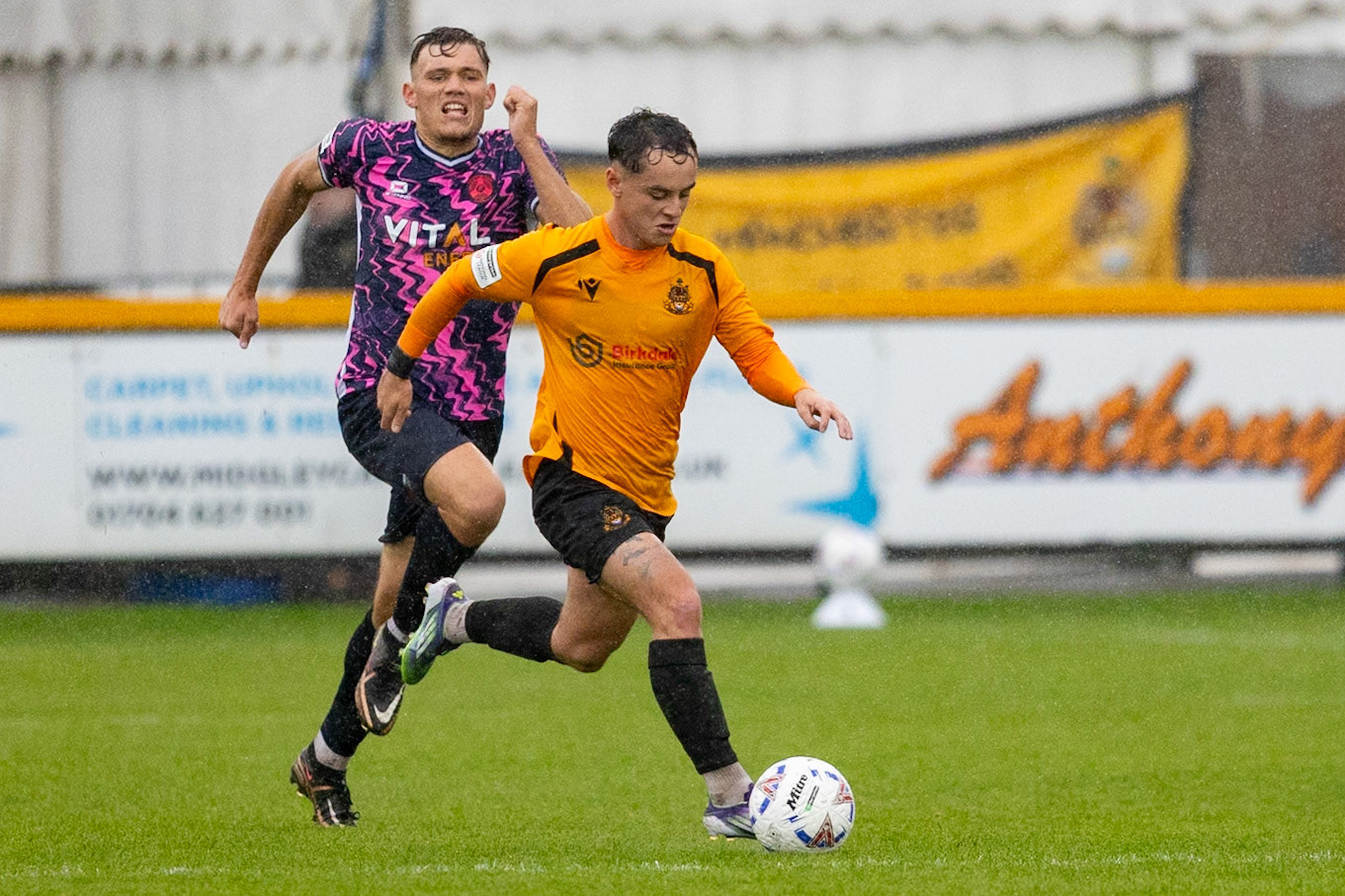 Southport, ENGLAND - during the Enterprise National League North match between Southport and Peterborough Sports at Southport.Canon Canon EOS R5 2000 1/2000 2.8 (Pic by John Middleton)