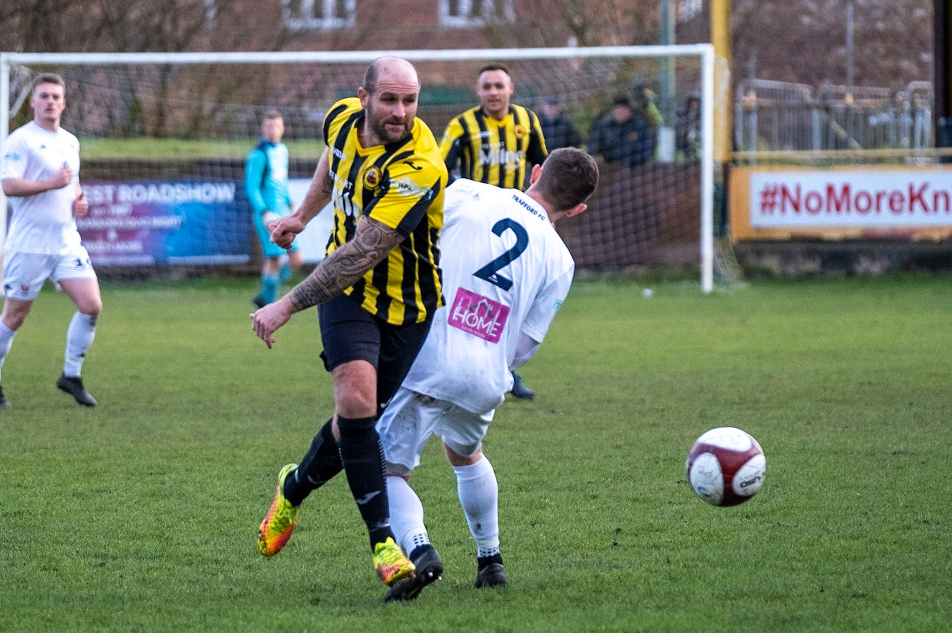 Prescot Cables vs Trafford 

match at IP Truck Parts Stadium during the 2019/20 Betvictor Northern Premier season 18/01/2020.

Photograph by John Middleton