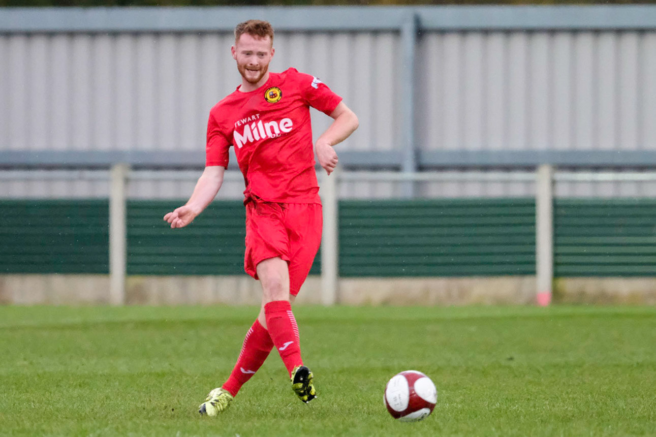 Runcorn Linnets Vs Prescot Cables 

Buildbase FA Trophy Second Qualifying round match at Millbank Linnets Stadium during the 2019/20 season 09/11/2019.

Photograph by John Middleton