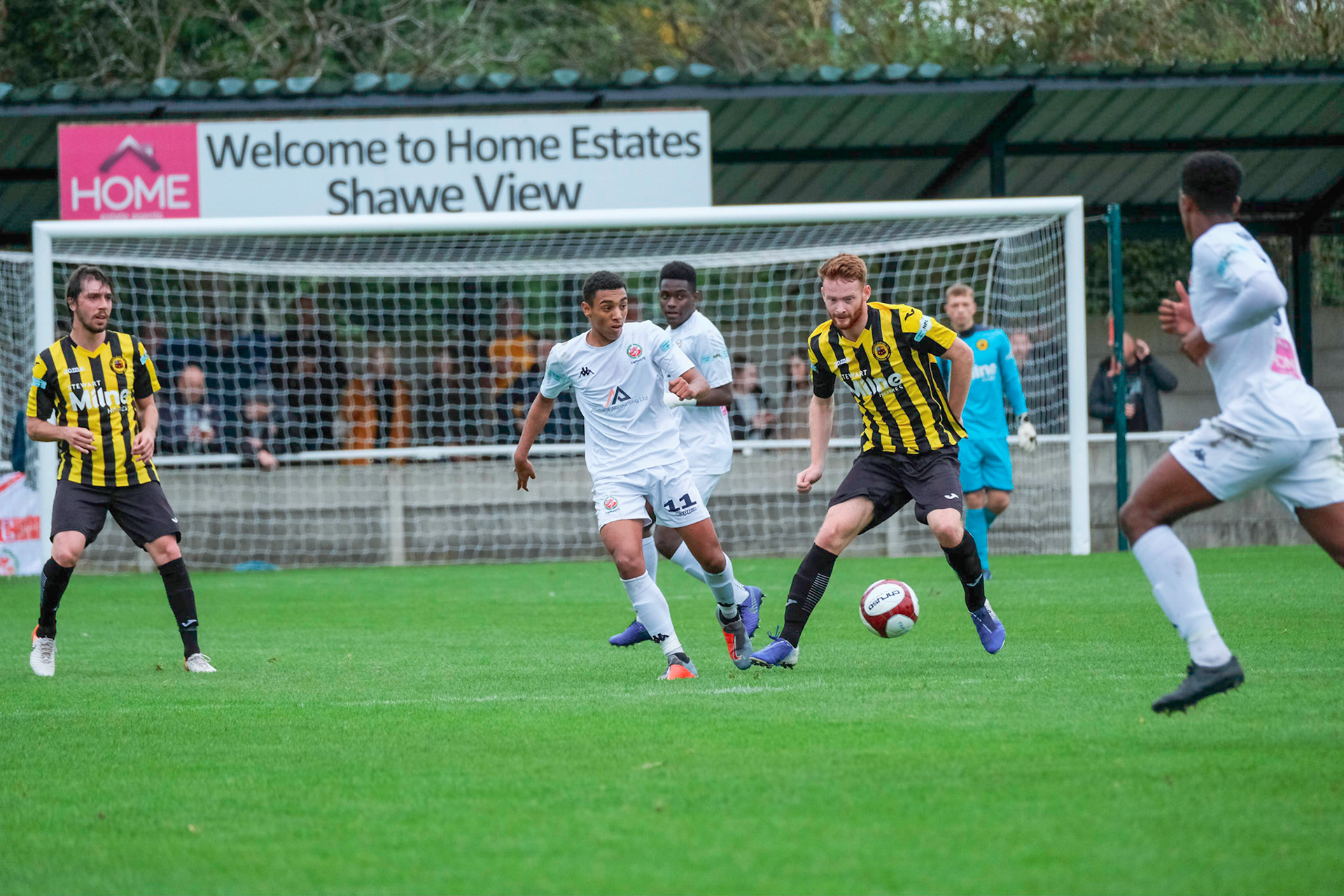 Trafford vs Prescot Cables 

League match at Shawe View during the 2019/20 Betvictor Northern Premier season 05/10/2019.

Photograph by John Middleton