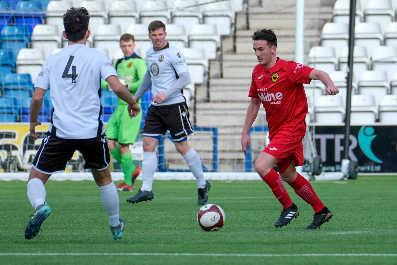 Widnes vs Prescot Cables 

match action from Halton Stadium during the 2019/20 BetVictor Northern Premier season 29/02/2020 between Widnes FC and Prescot Cables FC

Photograph by John Middleton