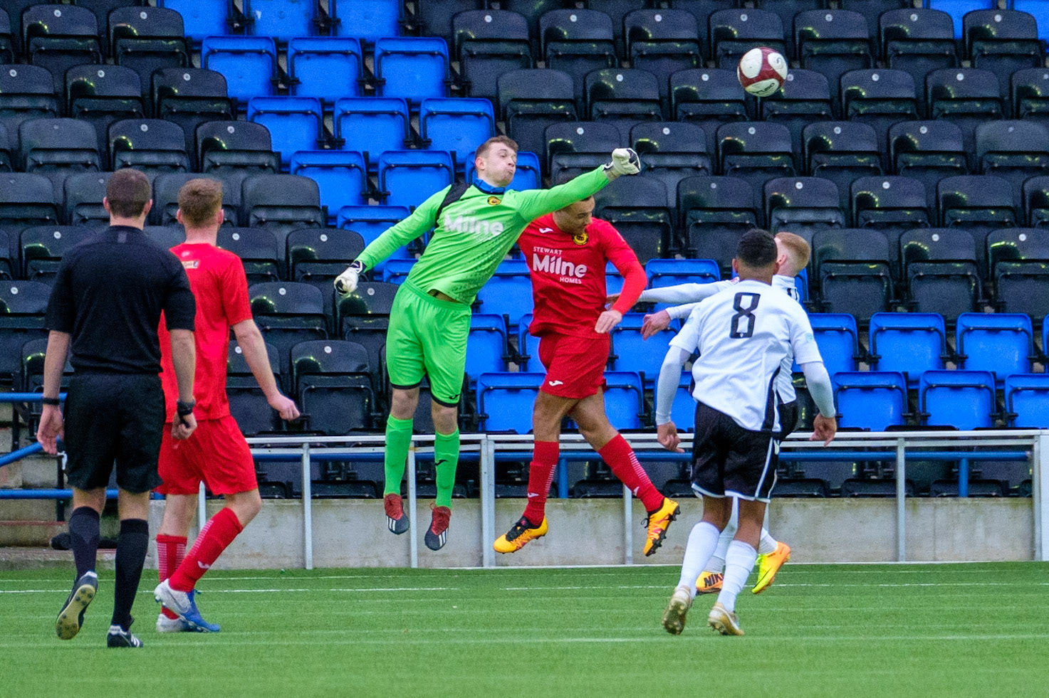Widnes vs Prescot Cables 

match action from Halton Stadium during the 2019/20 BetVictor Northern Premier season 29/02/2020 between Widnes FC and Prescot Cables FC

Photograph by John Middleton