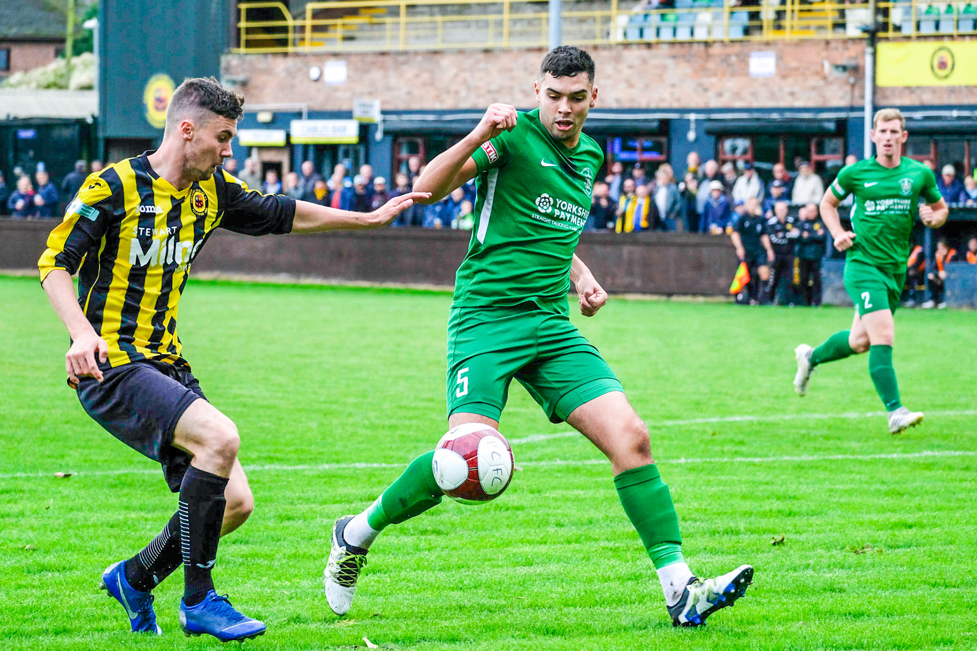 Prescot Cables vs Brighouse Town 

League match at Volair Park during the 2019/20 Betvictor Northern Premier season 28/09/2019.

Photograph by John Middleton