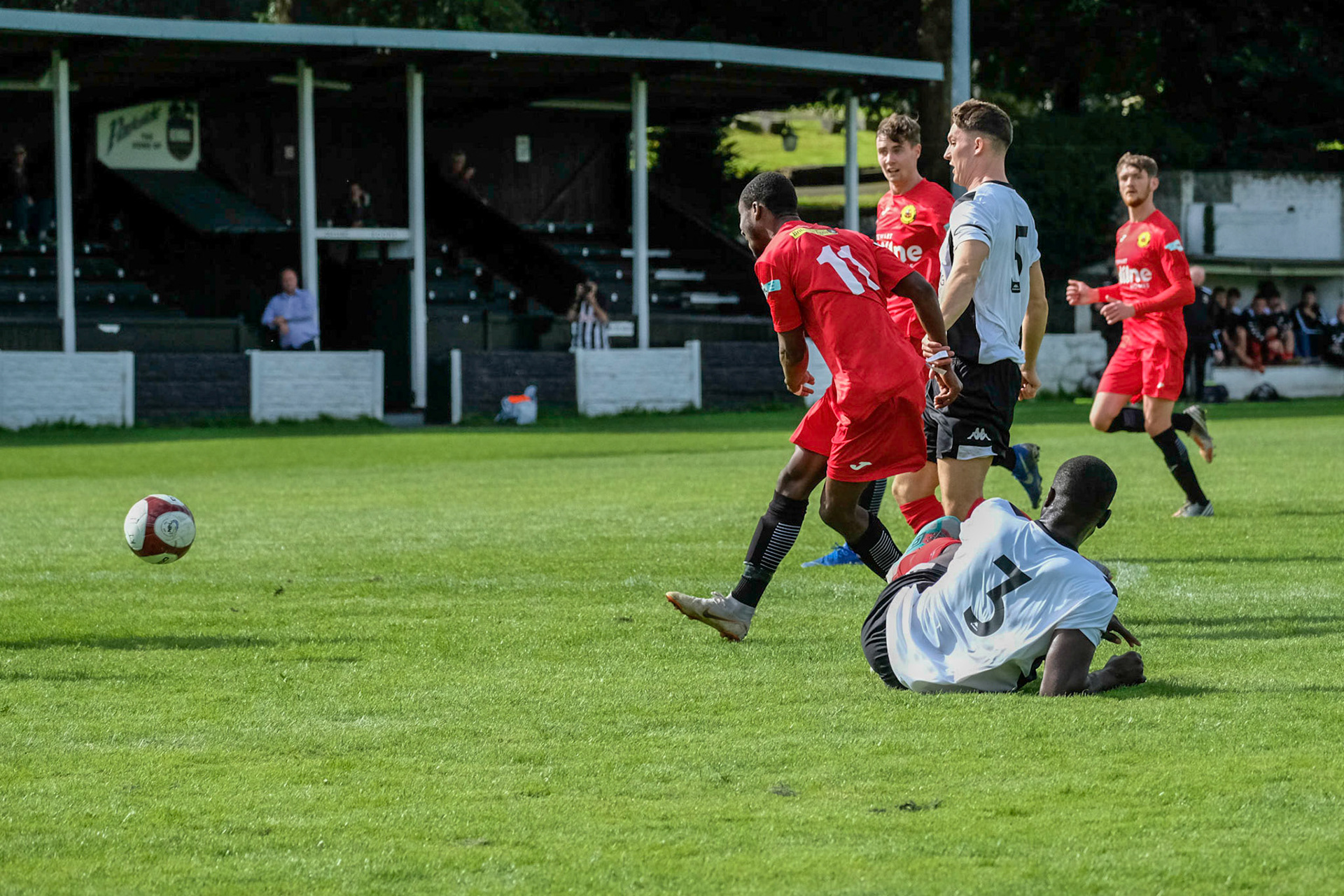 Kendal Town vs Prescot Cables 

Bet Victor League game match at Parkside Road during the 2019/20 season 17/08/2019.

Photograph by John Middleton