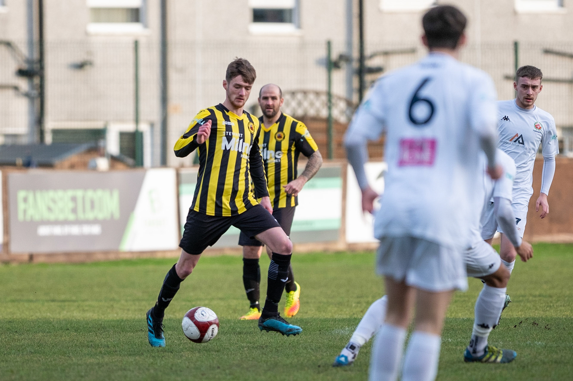 Prescot Cables vs Trafford 

match at IP Truck Parts Stadium during the 2019/20 Betvictor Northern Premier season 18/01/2020.

Photograph by John Middleton