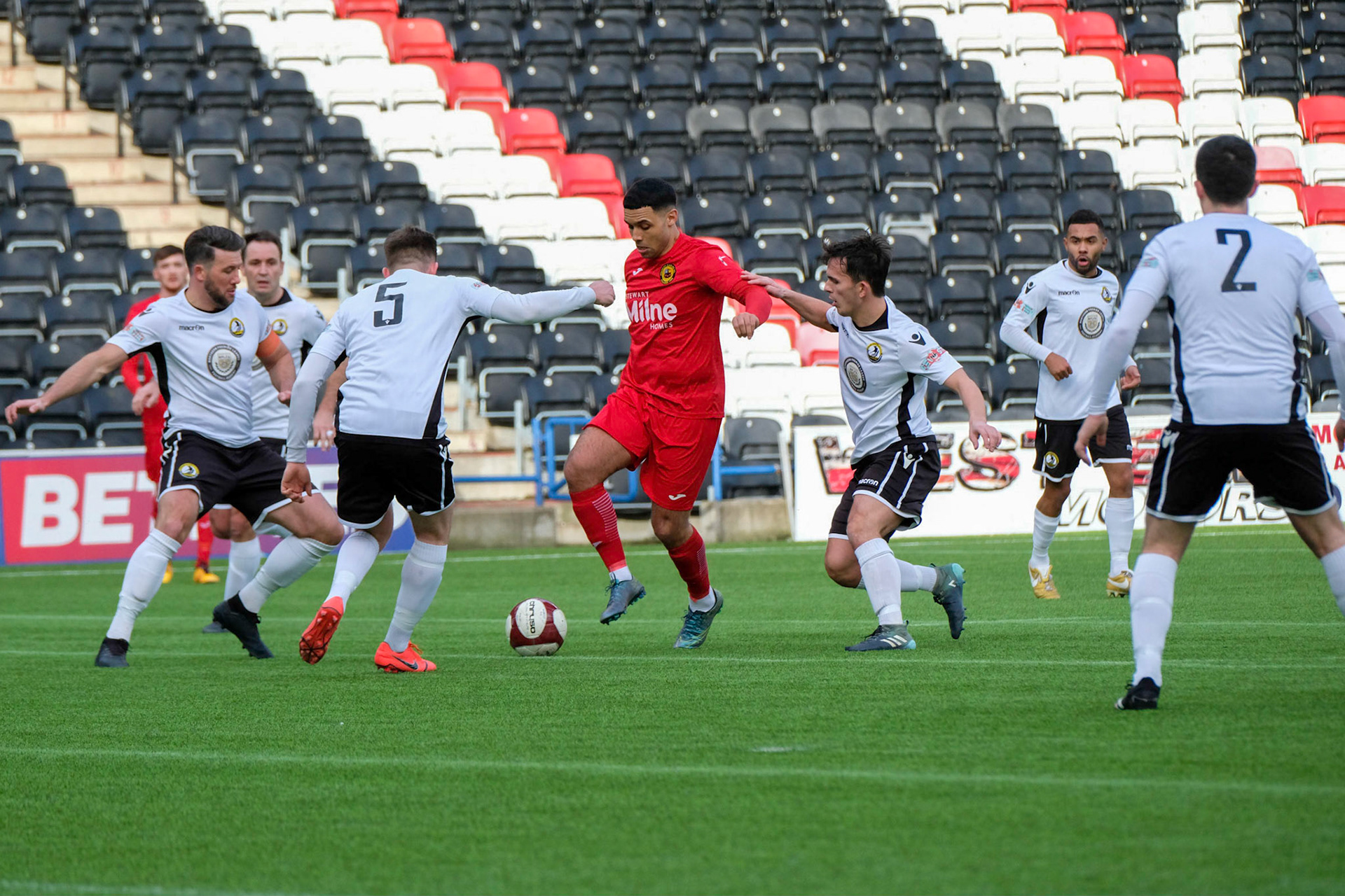 Widnes vs Prescot Cables 

match action from Halton Stadium during the 2019/20 BetVictor Northern Premier season 29/02/2020 between Widnes FC and Prescot Cables FC

Photograph by John Middleton