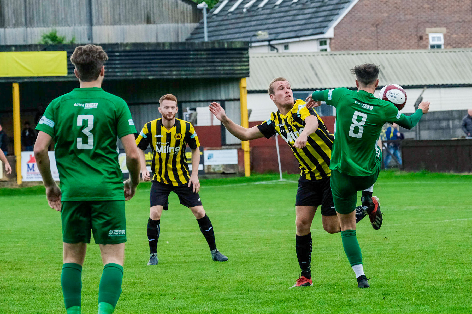 Prescot Cables vs Brighouse Town 

League match at Volair Park during the 2019/20 Betvictor Northern Premier season 28/09/2019.

Photograph by John Middleton