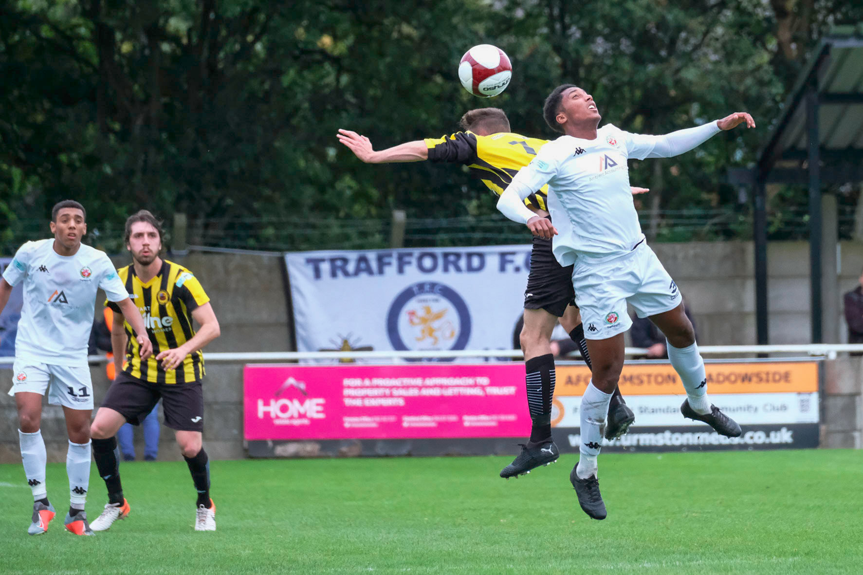 Trafford vs Prescot Cables 

League match at Shawe View during the 2019/20 Betvictor Northern Premier season 05/10/2019.

Photograph by John Middleton