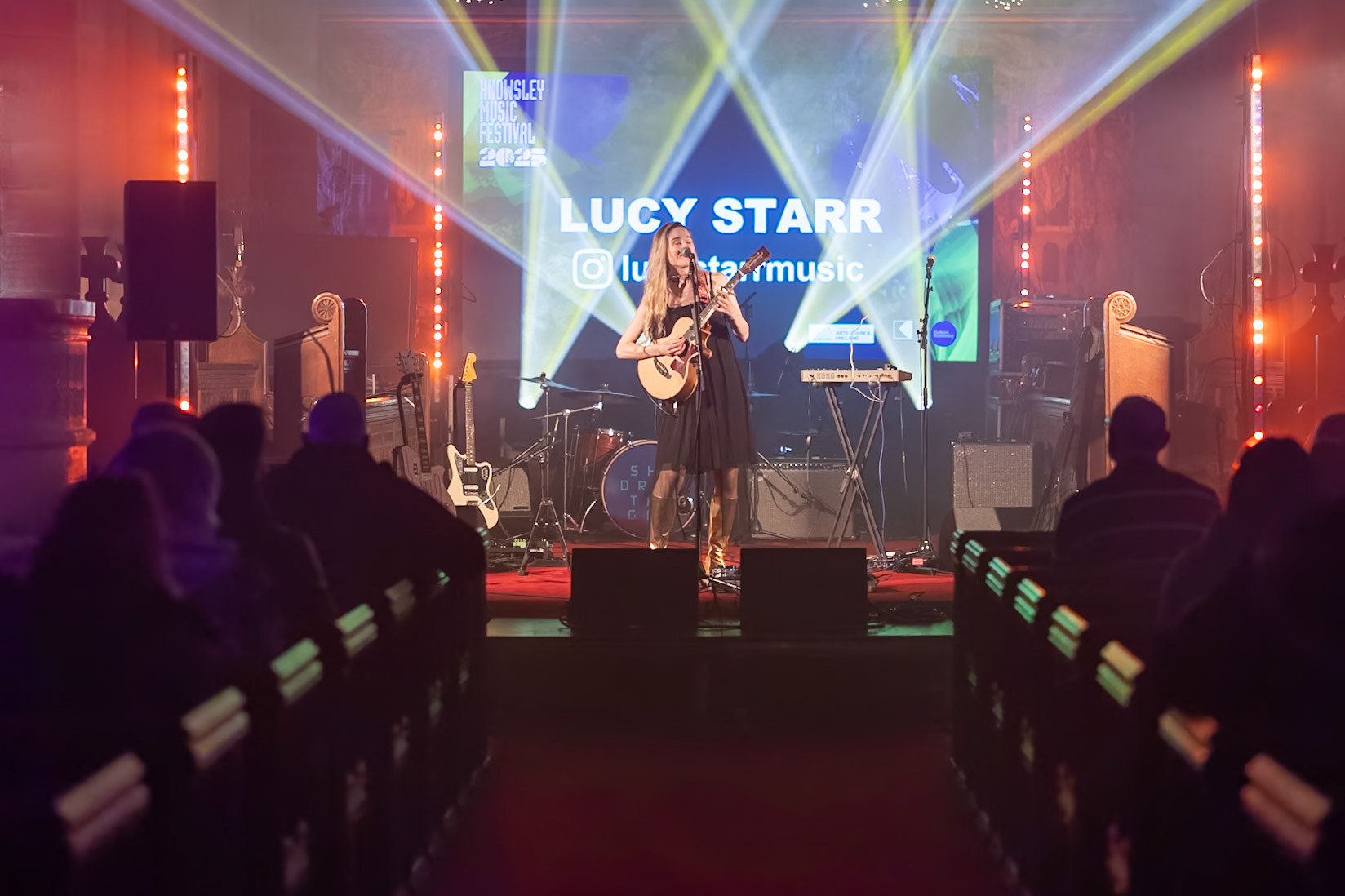 Images from the Knowsley Music Festival 2025 with She drew the Gun live at St Chads Church Kirkby. Support act was Lucy Starr.