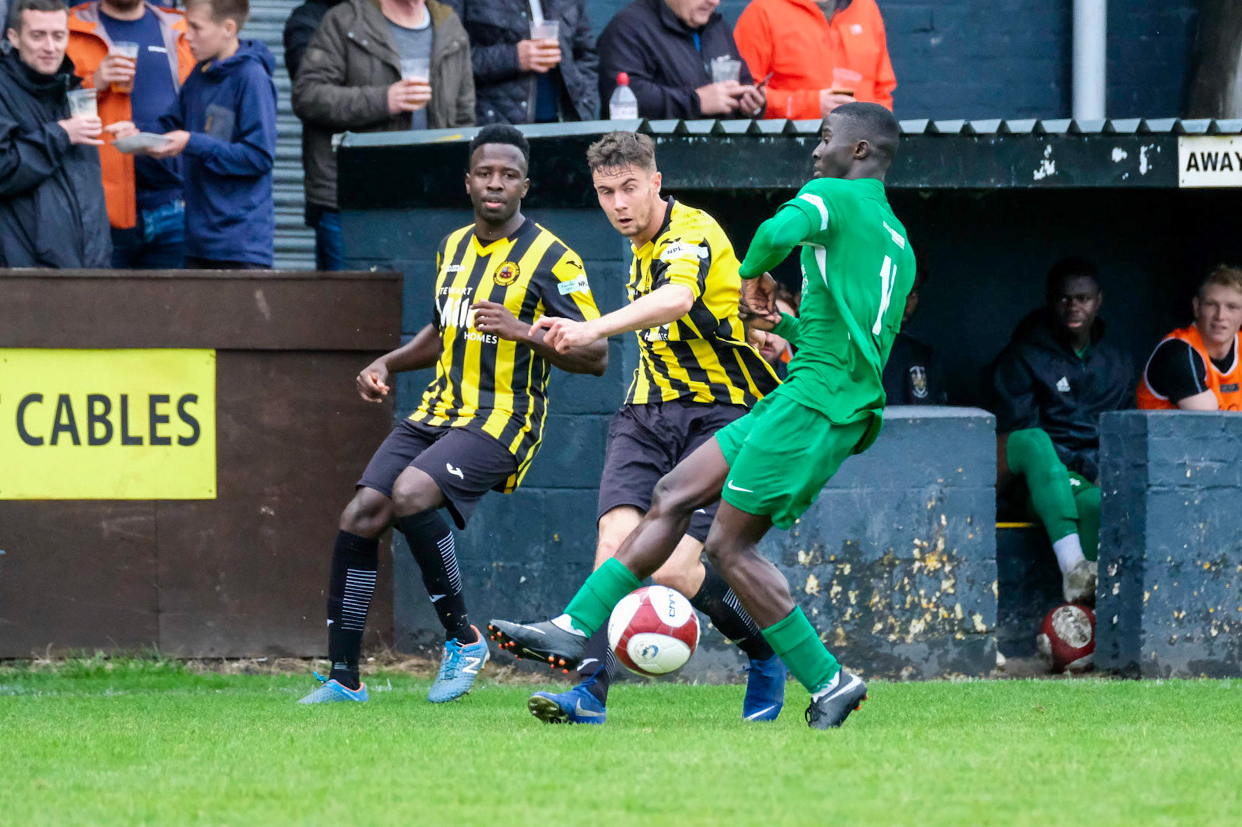 Prescot Cables vs Brighouse Town 

League match at Volair Park during the 2019/20 Betvictor Northern Premier season 28/09/2019.

Photograph by John Middleton