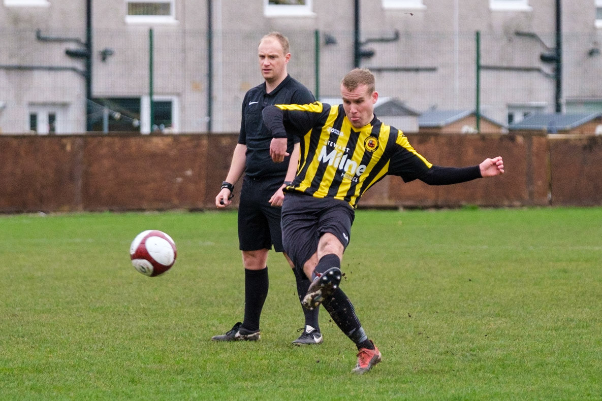 Prescot Cables vs City of Liverpool 

match at IP Truck Parts Stadium during the 2019/20 Betvictor Northern Premier season 22/02/2020.

Photograph by John Middleton