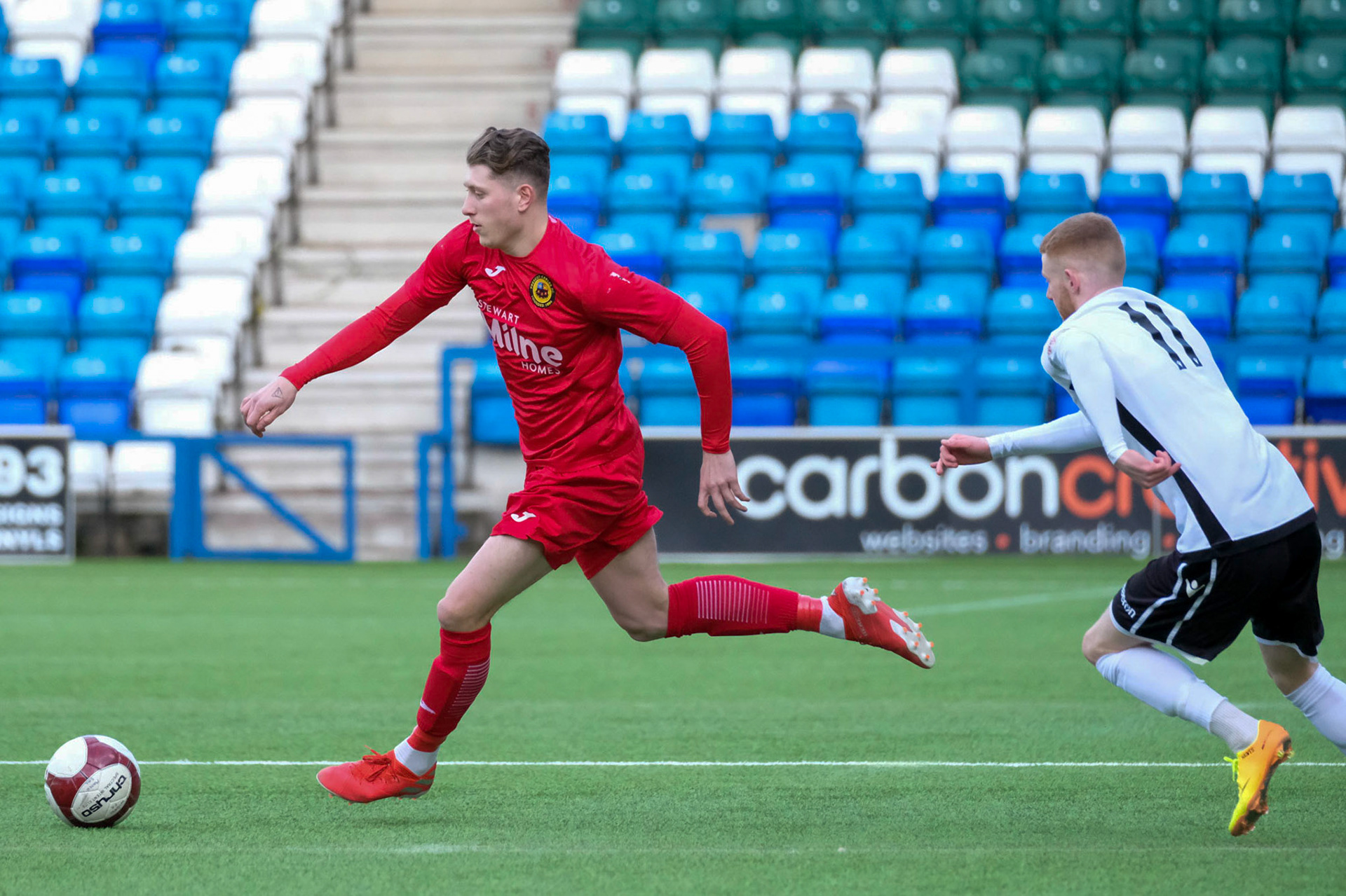 Widnes vs Prescot Cables 

match action from Halton Stadium during the 2019/20 BetVictor Northern Premier season 29/02/2020 between Widnes FC and Prescot Cables FC

Photograph by John Middleton