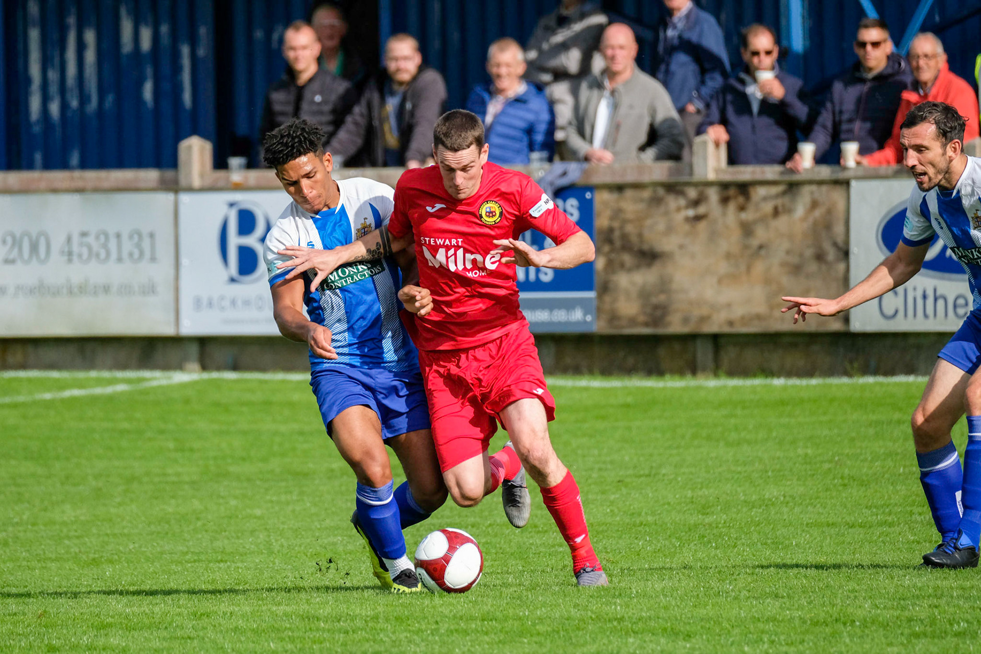 Clitheroe vs Prescot Cables 

Bet Victor League game match at Shawbridge during the 2019/20 season 07/09/2019.

Photograph by John Middleton