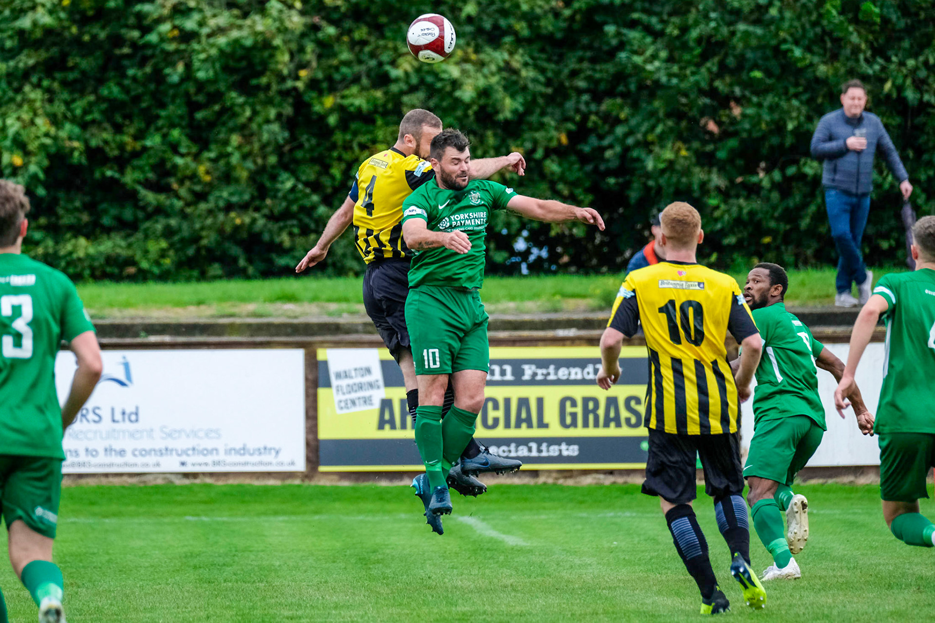 Prescot Cables vs Brighouse Town 

League match at Volair Park during the 2019/20 Betvictor Northern Premier season 28/09/2019.

Photograph by John Middleton