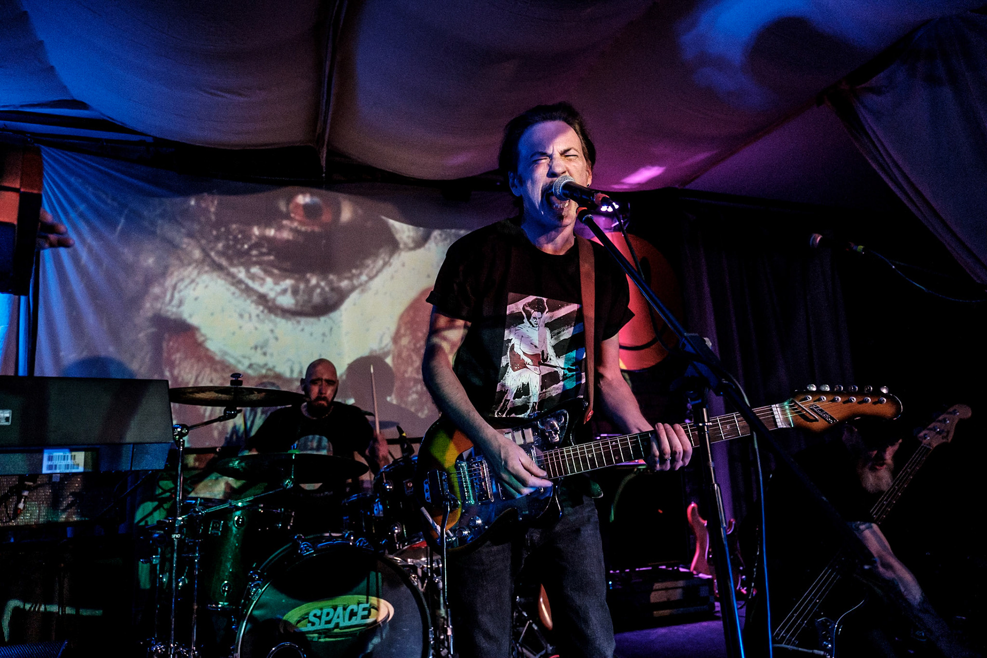 Space playing during their Space 2019 Anthology Tour at Phase One on 10/05/2019. Photo by John Middleton