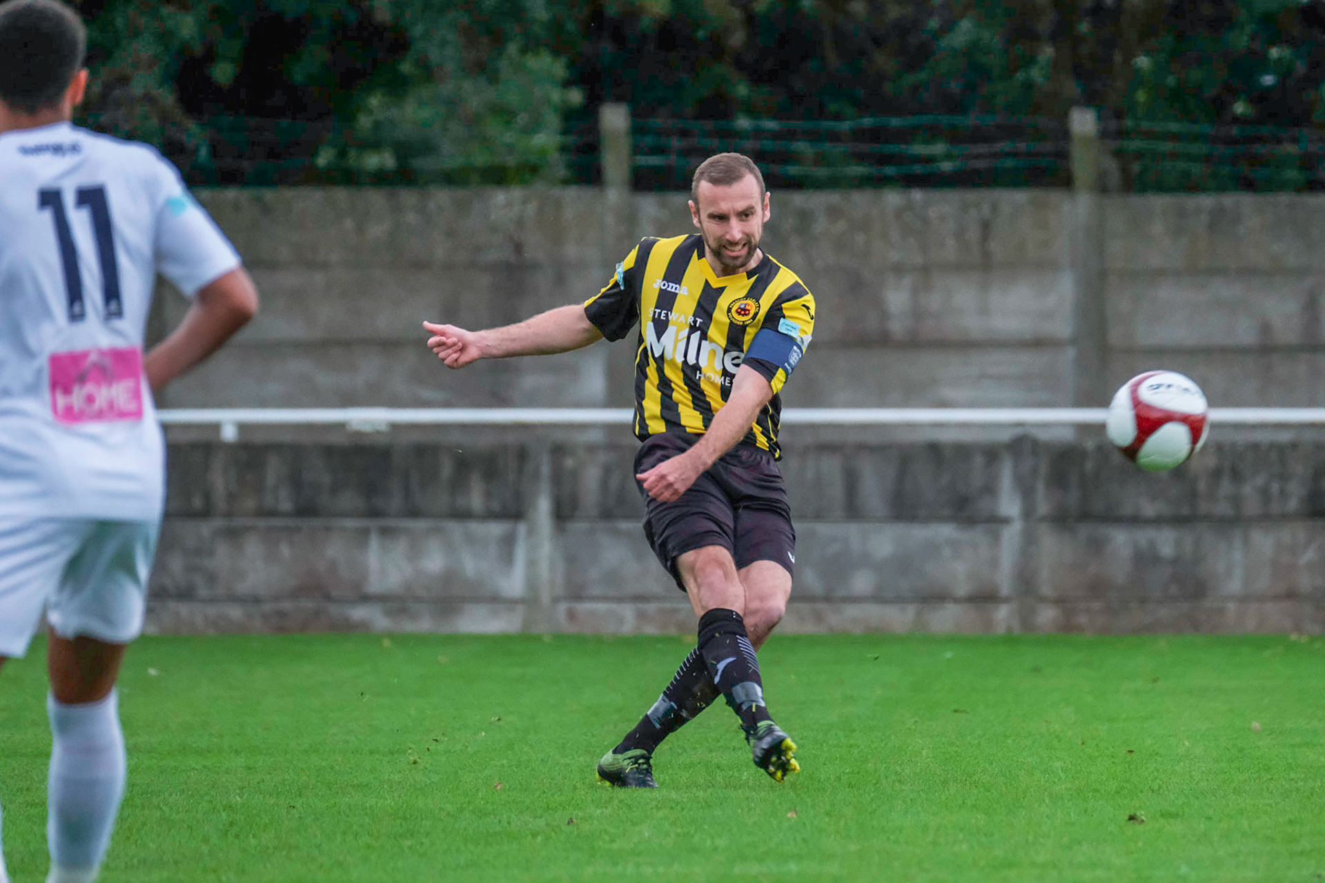Trafford vs Prescot Cables 

League match at Shawe View during the 2019/20 Betvictor Northern Premier season 05/10/2019.

Photograph by John Middleton