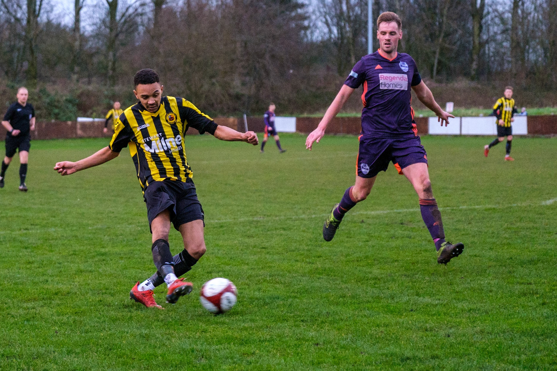 Prescot Cables vs City of Liverpool 

match at IP Truck Parts Stadium during the 2019/20 Betvictor Northern Premier season 22/02/2020.

Photograph by John Middleton