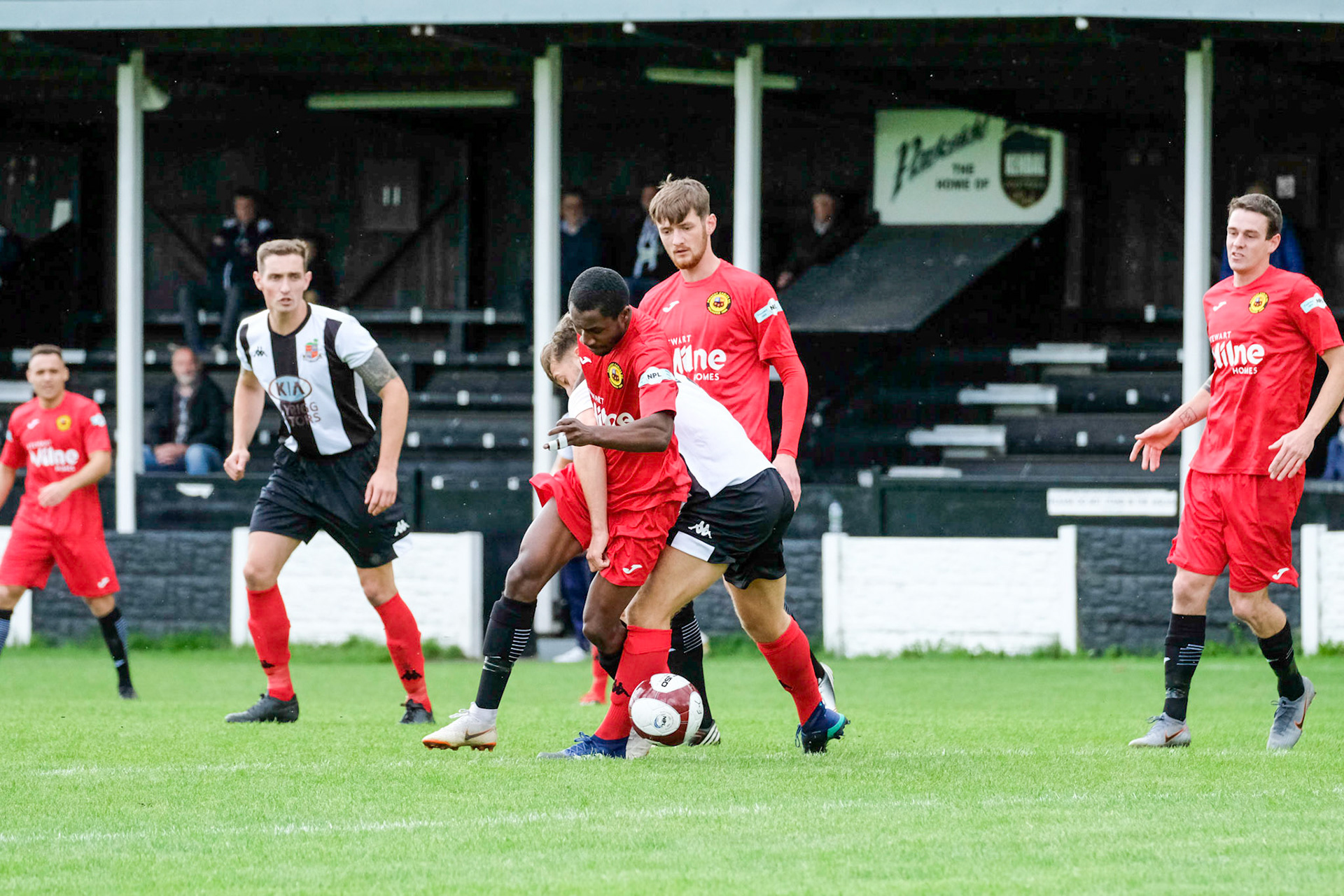 Kendal Town vs Prescot Cables 

Bet Victor League game match at Parkside Road during the 2019/20 season 17/08/2019.

Photograph by John Middleton