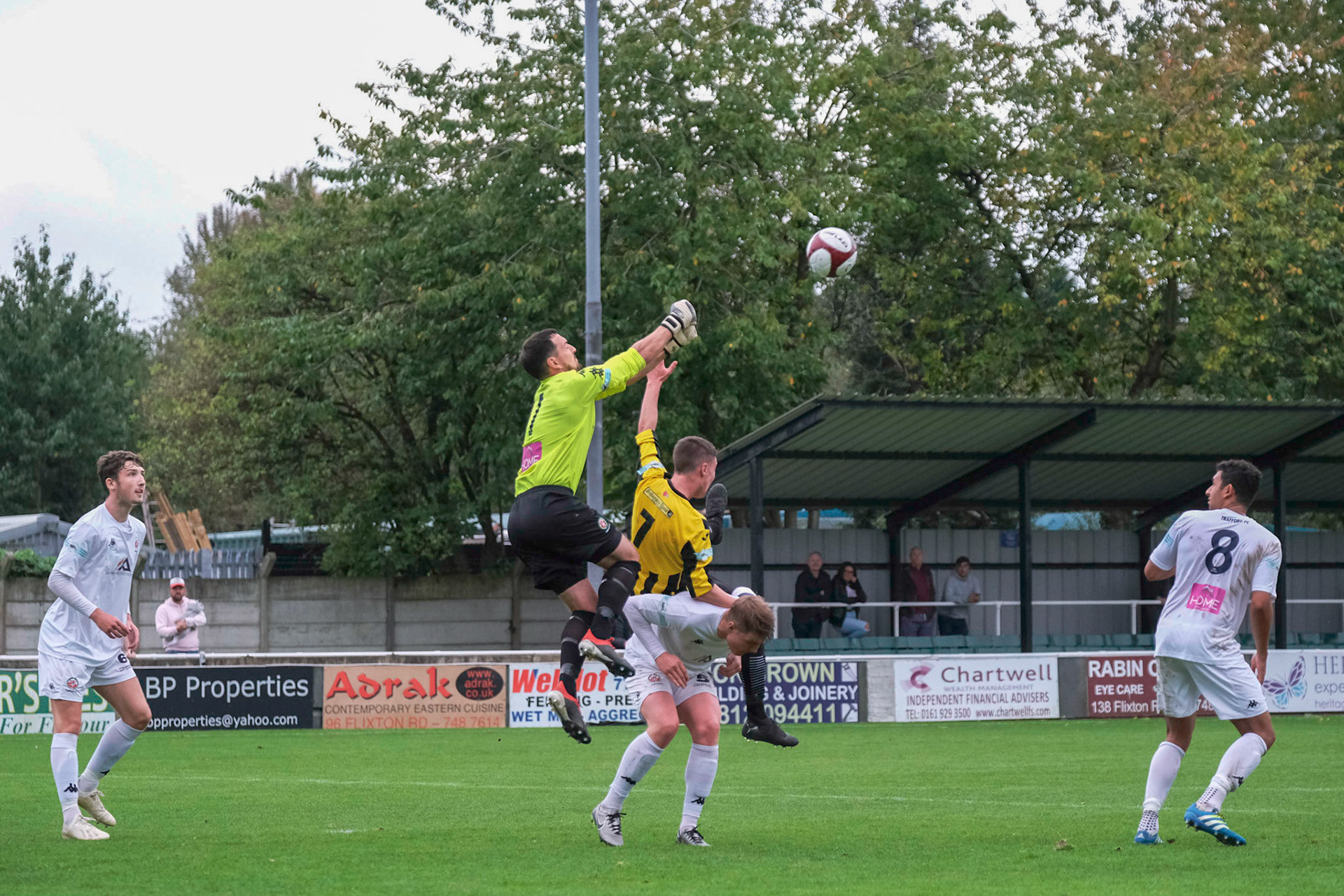 Trafford vs Prescot Cables 

League match at Shawe View during the 2019/20 Betvictor Northern Premier season 05/10/2019.

Photograph by John Middleton