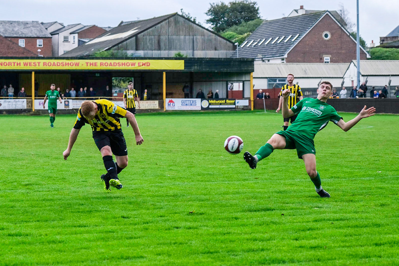 Prescot Cables vs Brighouse Town 

League match at Volair Park during the 2019/20 Betvictor Northern Premier season 28/09/2019.

Photograph by John Middleton