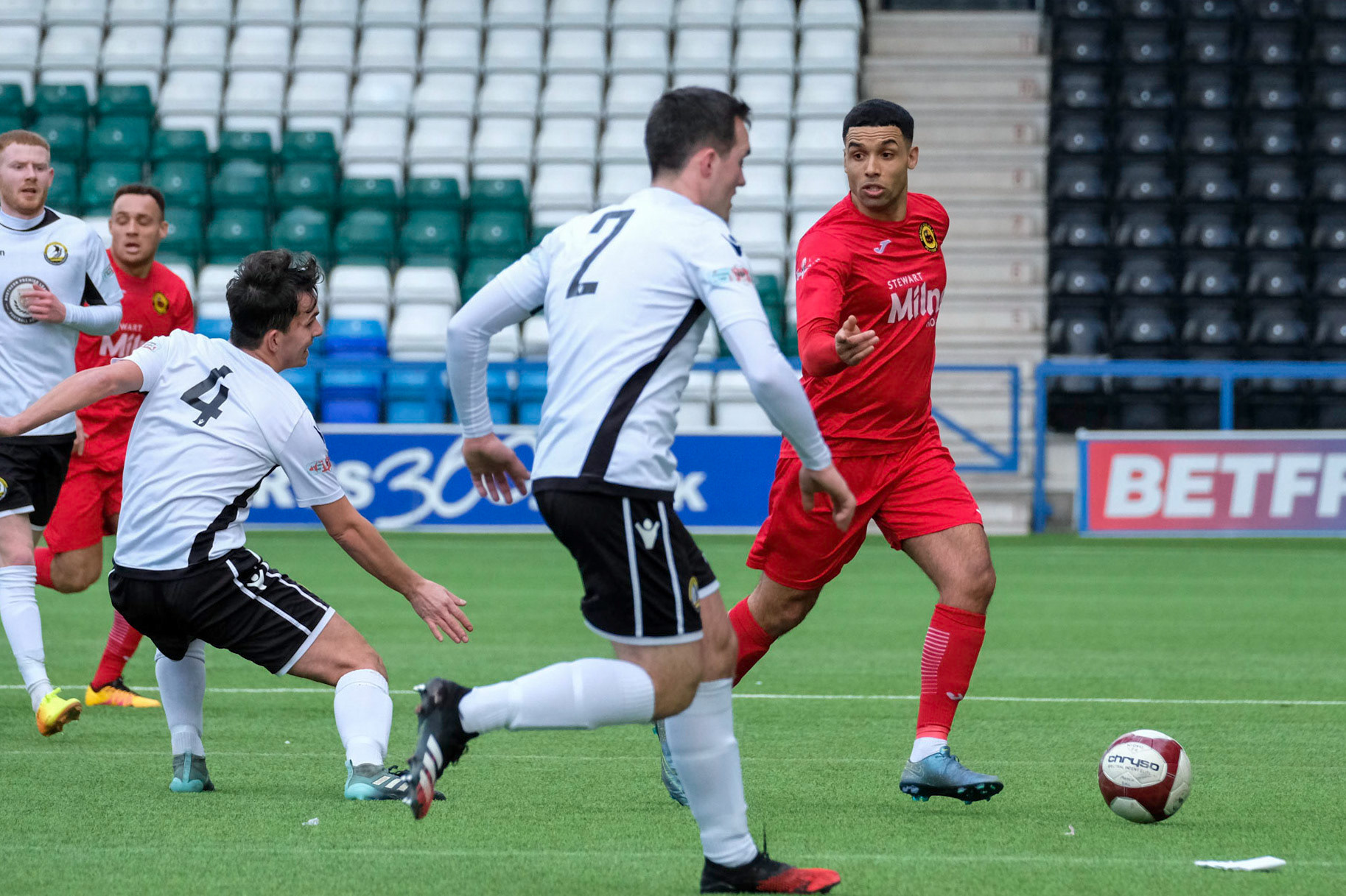 Widnes vs Prescot Cables 

match action from Halton Stadium during the 2019/20 BetVictor Northern Premier season 29/02/2020 between Widnes FC and Prescot Cables FC

Photograph by John Middleton