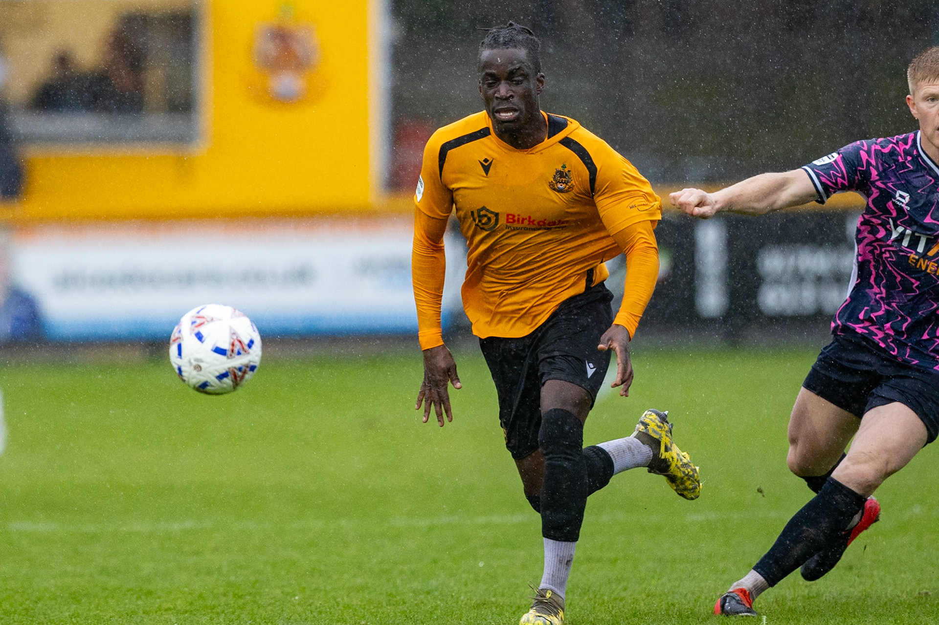 Southport, ENGLAND - during the Enterprise National League North match between Southport and Peterborough Sports at Southport.Canon Canon EOS R5 2000 1/2000 2.8 (Pic by John Middleton)