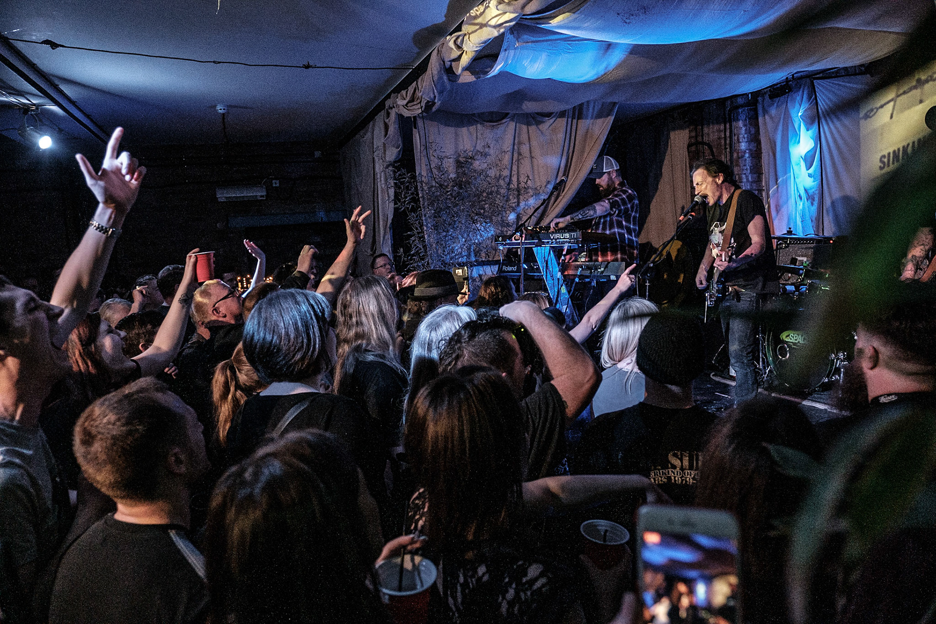 Space playing during their Space 2019 Anthology Tour at Phase One on 10/05/2019. Photo by John Middleton