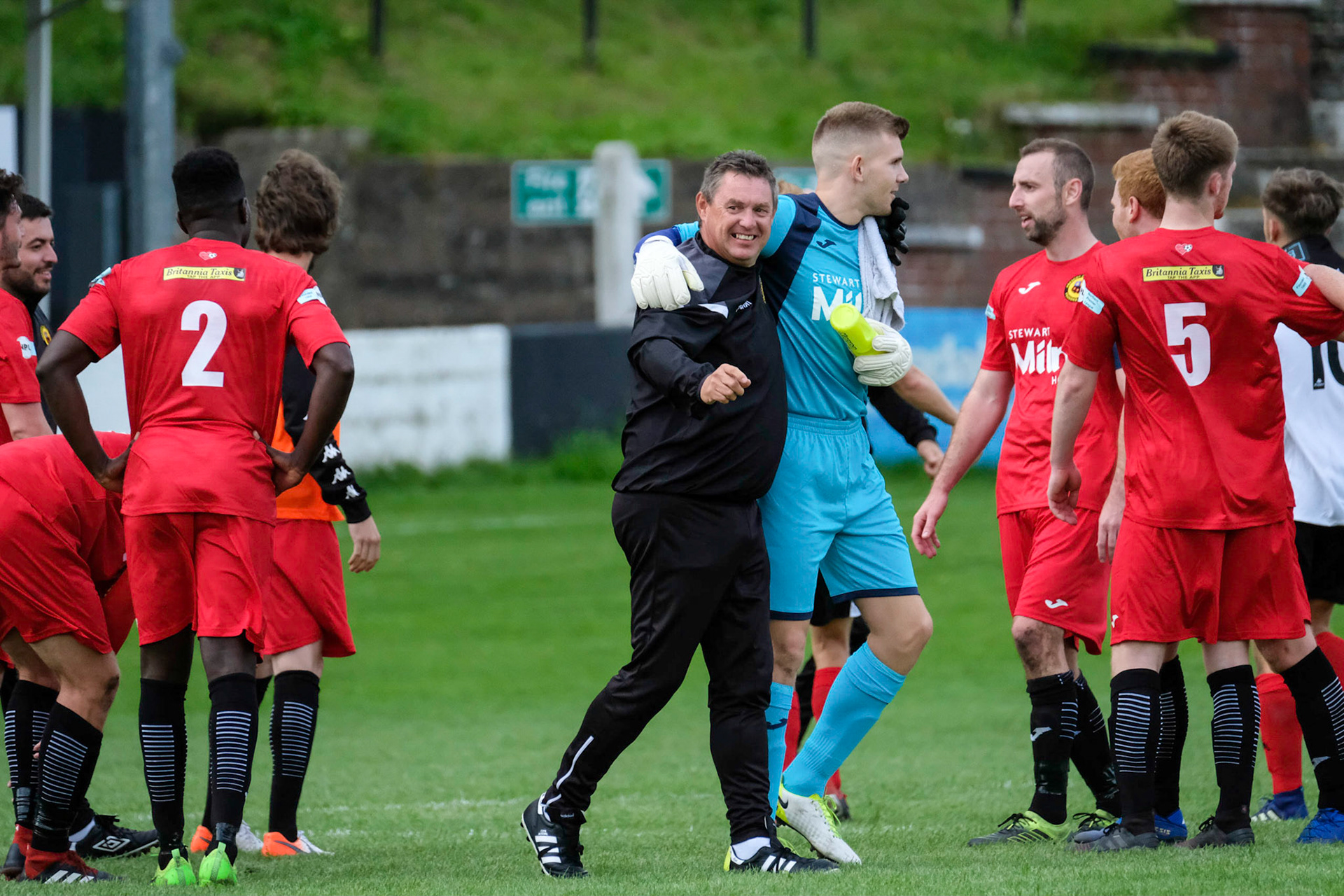 Kendal Town vs Prescot Cables 

Bet Victor League game match at Parkside Road during the 2019/20 season 17/08/2019.

Photograph by John Middleton