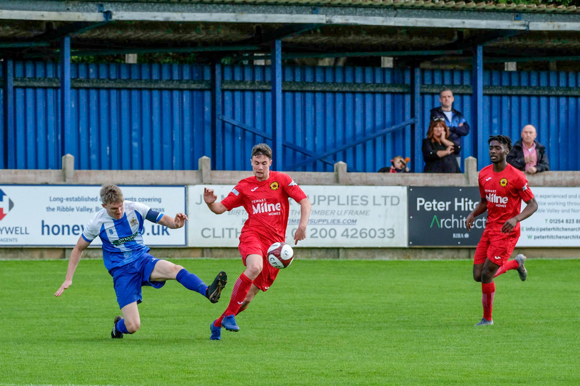 Clitheroe vs Prescot Cables 

Bet Victor League game match at Shawbridge during the 2019/20 season 07/09/2019.

Photograph by John Middleton