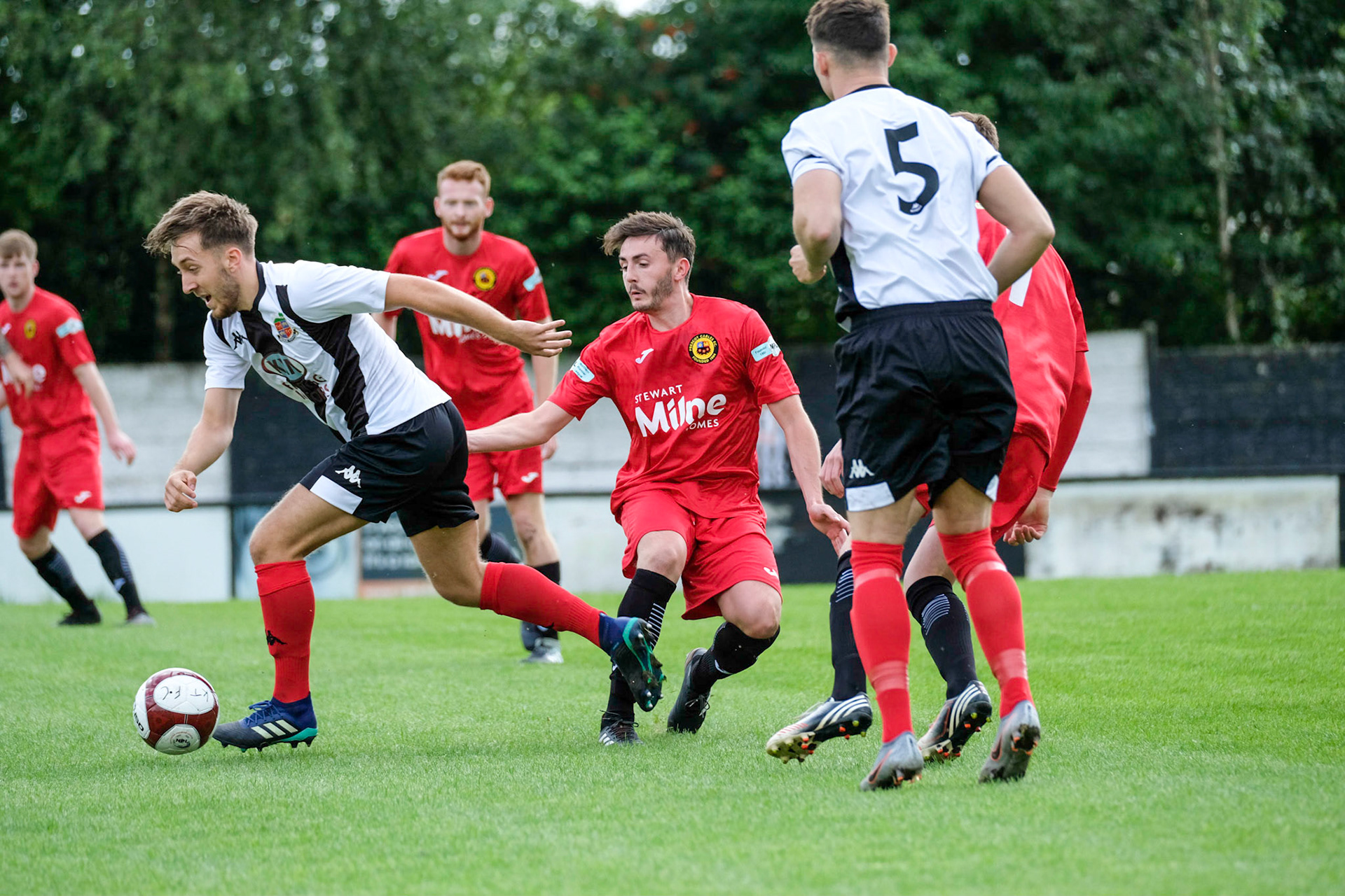Kendal Town vs Prescot Cables 

Bet Victor League game match at Parkside Road during the 2019/20 season 17/08/2019.

Photograph by John Middleton