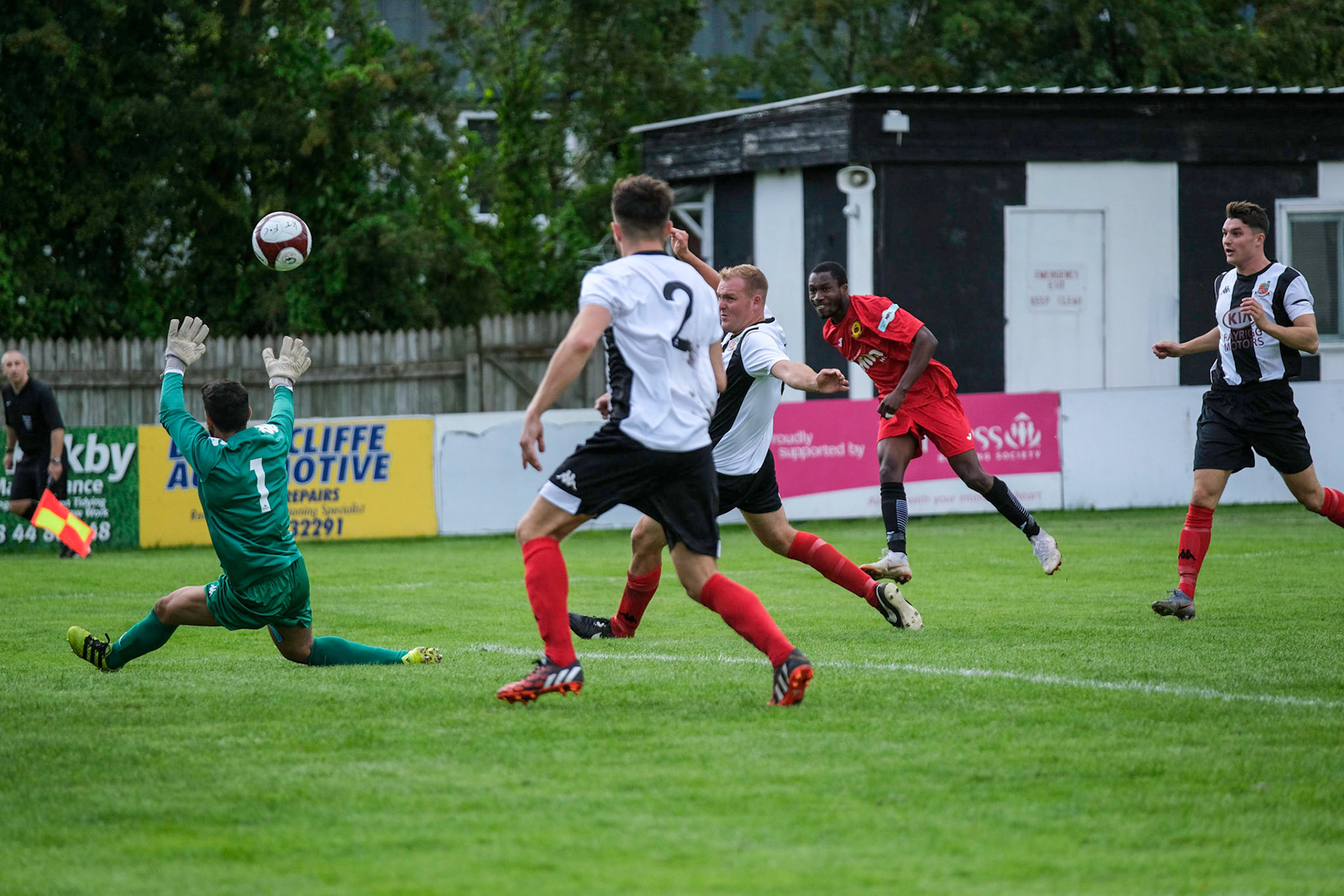 Kendal Town vs Prescot Cables 

Bet Victor League game match at Parkside Road during the 2019/20 season 17/08/2019.

Photograph by John Middleton