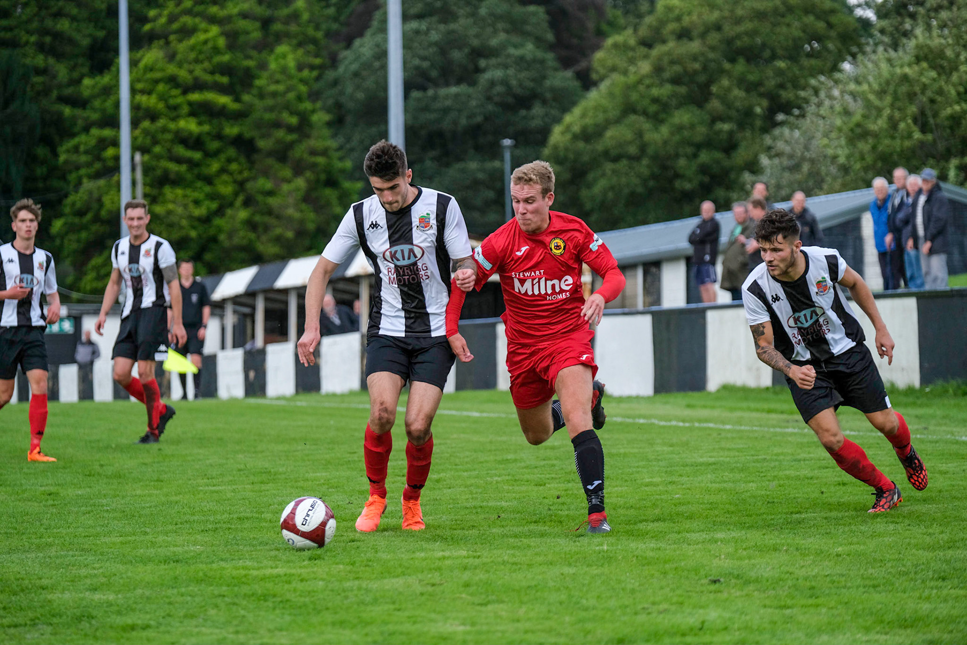 Kendal Town vs Prescot Cables 

Bet Victor League game match at Parkside Road during the 2019/20 season 17/08/2019.

Photograph by John Middleton