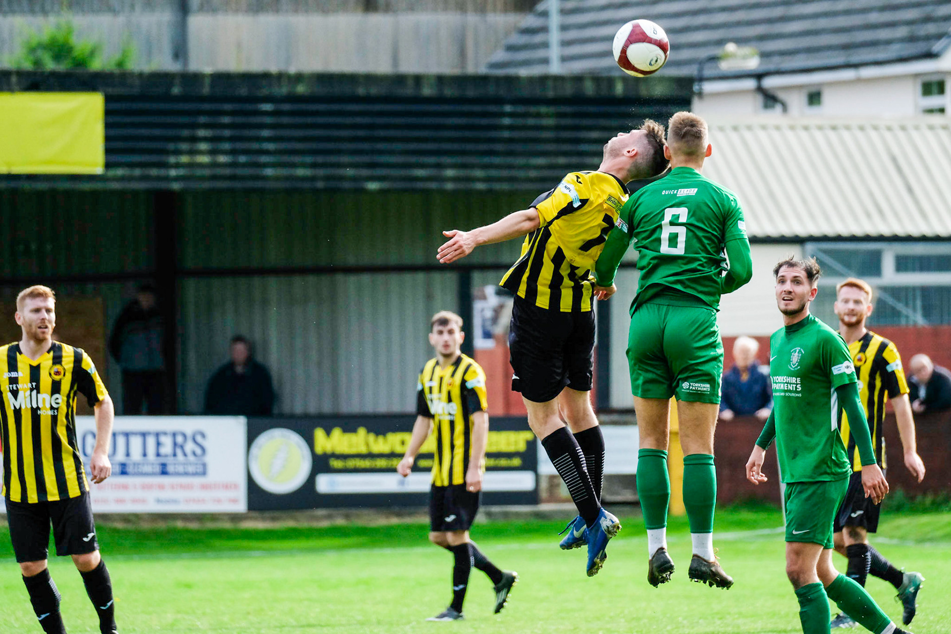 Prescot Cables vs Brighouse Town 

League match at Volair Park during the 2019/20 Betvictor Northern Premier season 28/09/2019.

Photograph by John Middleton