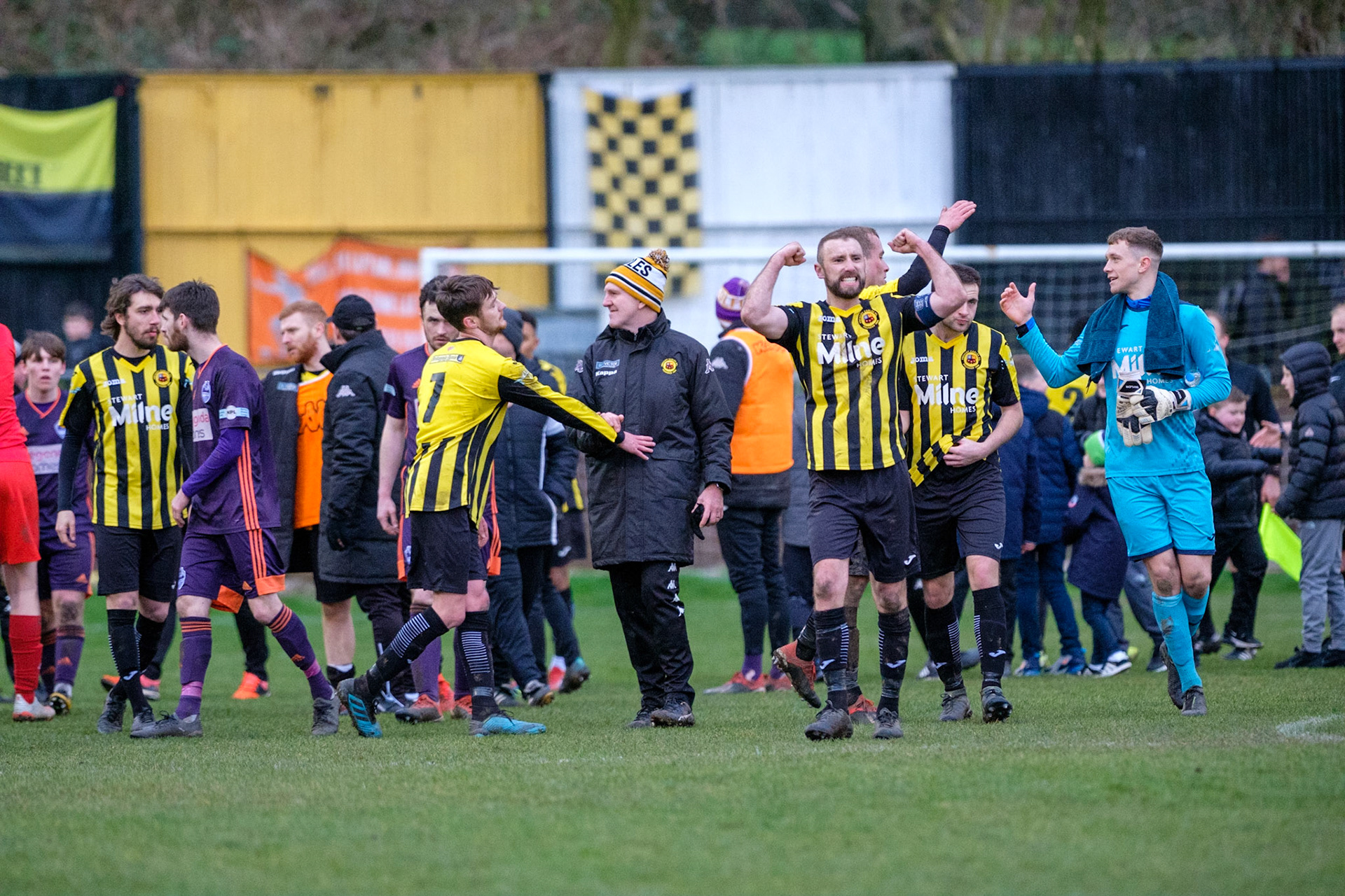 Prescot Cables vs City of Liverpool 

match at IP Truck Parts Stadium during the 2019/20 Betvictor Northern Premier season 22/02/2020.

Photograph by John Middleton
