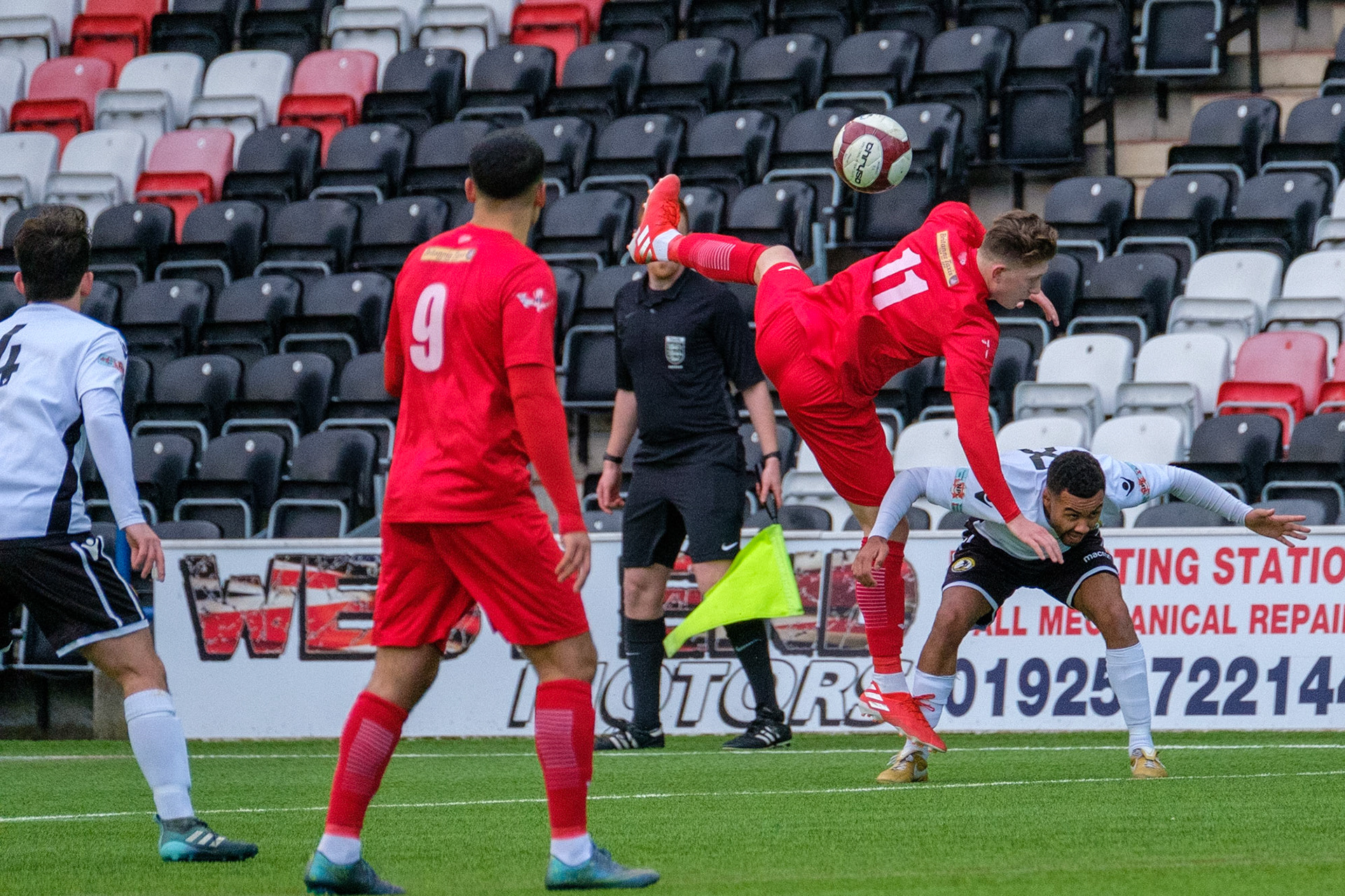 Widnes vs Prescot Cables 

match action from Halton Stadium during the 2019/20 BetVictor Northern Premier season 29/02/2020 between Widnes FC and Prescot Cables FC

Photograph by John Middleton