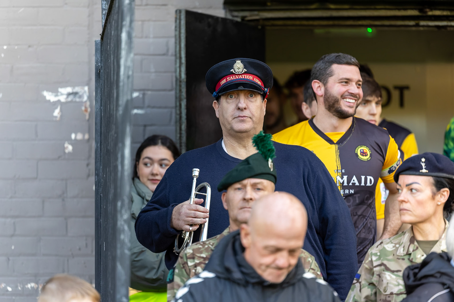 Prescot, ENGLAND -  during the NPL Premier Division match between Prescot Cables and  Hebburn Town  at The Auto Safety Centre StadiumCanon Canon EOS R3 800 1/1000 2.8 (Pic by John Middleton)