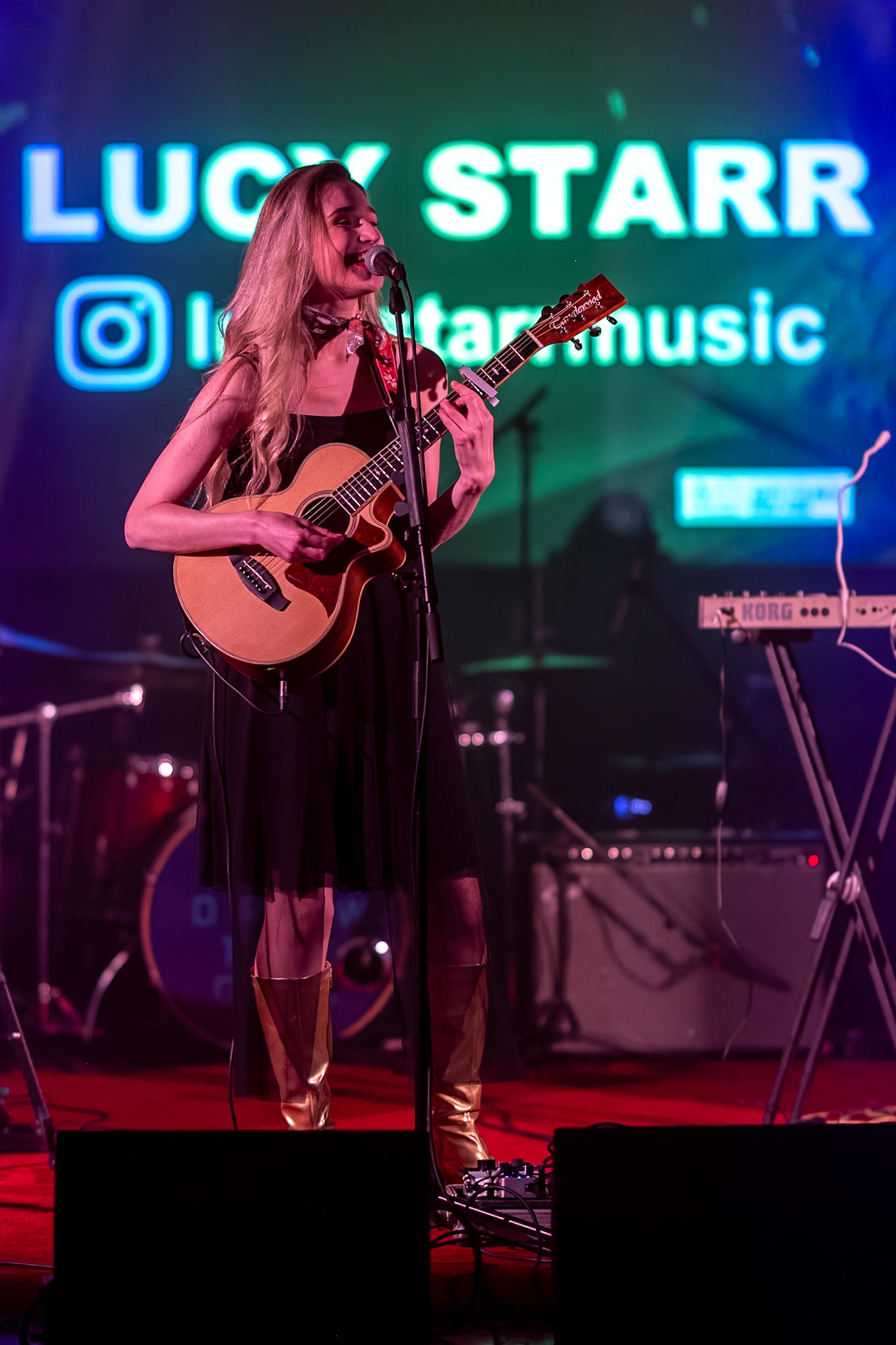 Images from the Knowsley Music Festival 2025 with She drew the Gun live at St Chads Church Kirkby. Support act was Lucy Starr.