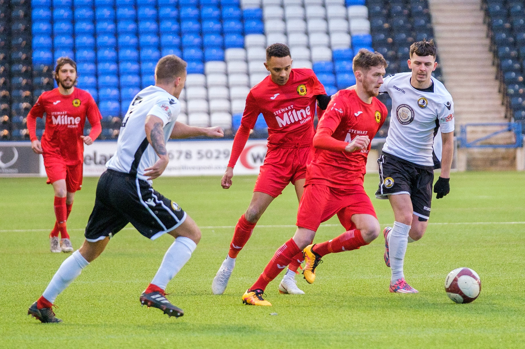 Widnes vs Prescot Cables 

match action from Halton Stadium during the 2019/20 BetVictor Northern Premier season 29/02/2020 between Widnes FC and Prescot Cables FC

Photograph by John Middleton