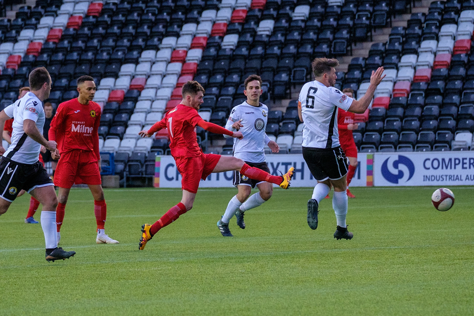 Widnes vs Prescot Cables 

match action from Halton Stadium during the 2019/20 BetVictor Northern Premier season 29/02/2020 between Widnes FC and Prescot Cables FC

Photograph by John Middleton