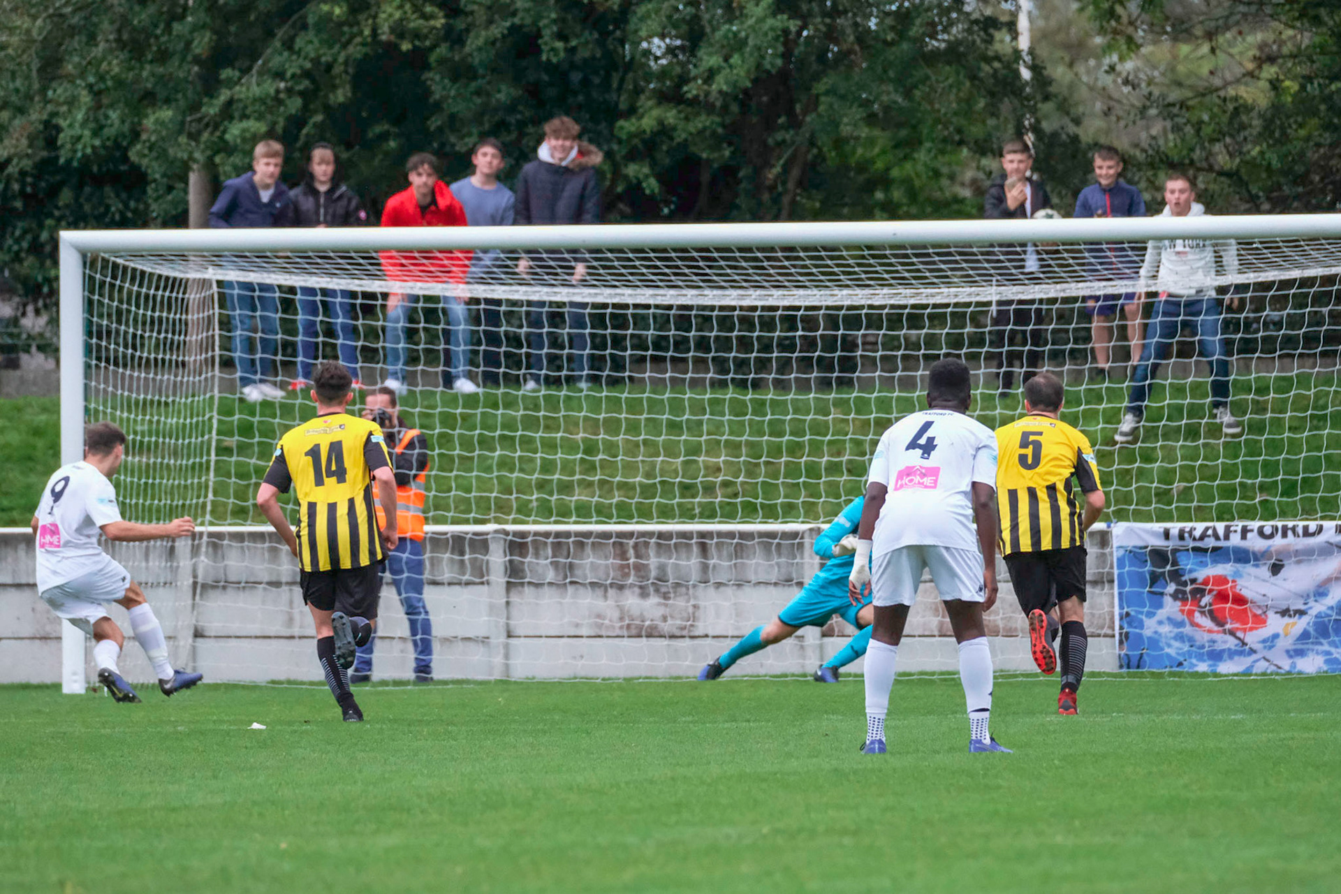 Trafford vs Prescot Cables 

League match at Shawe View during the 2019/20 Betvictor Northern Premier season 05/10/2019.

Photograph by John Middleton
