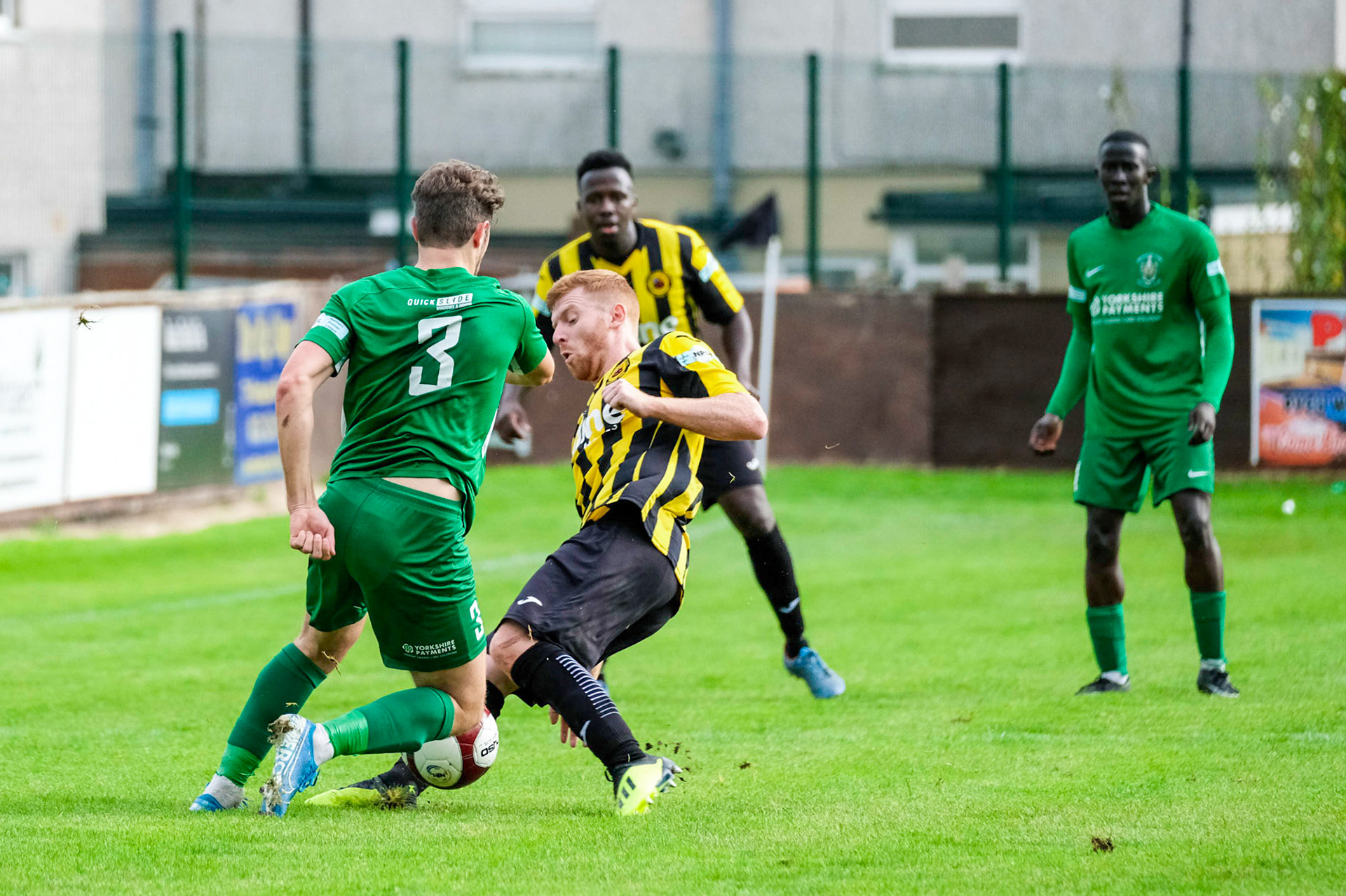 Prescot Cables vs Brighouse Town 

League match at Volair Park during the 2019/20 Betvictor Northern Premier season 28/09/2019.

Photograph by John Middleton