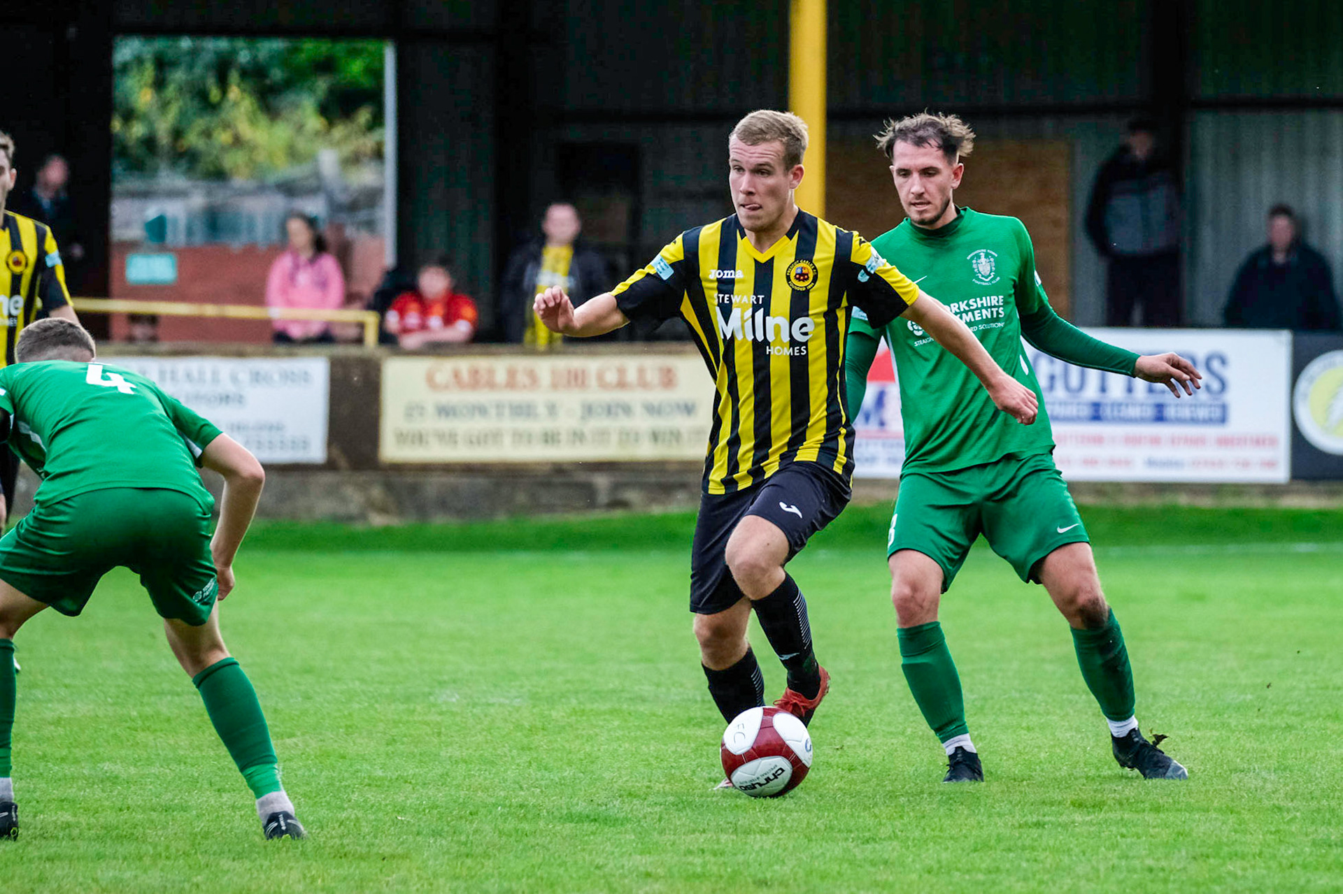 Prescot Cables vs Brighouse Town 

League match at Volair Park during the 2019/20 Betvictor Northern Premier season 28/09/2019.

Photograph by John Middleton