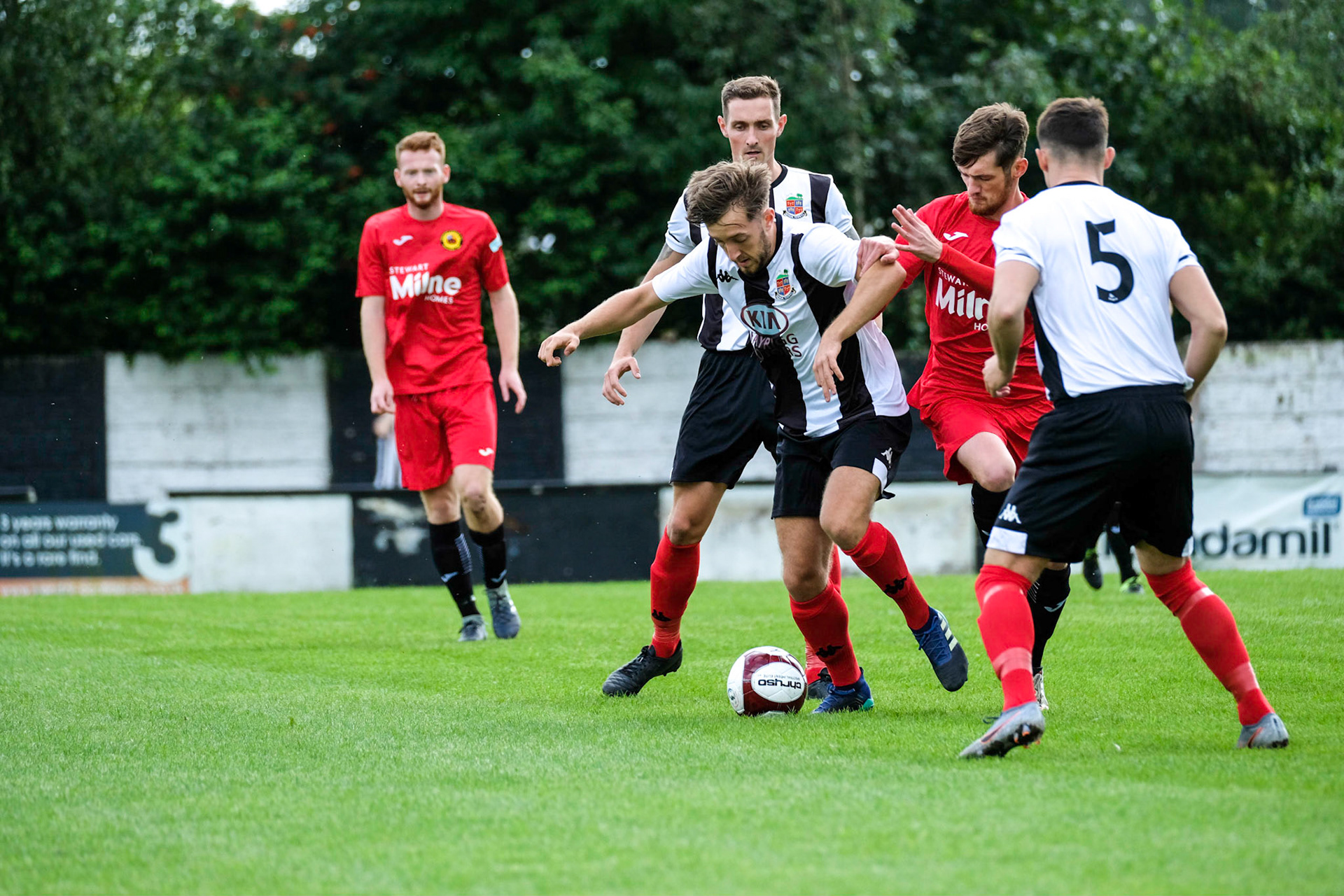 Kendal Town vs Prescot Cables 

Bet Victor League game match at Parkside Road during the 2019/20 season 17/08/2019.

Photograph by John Middleton