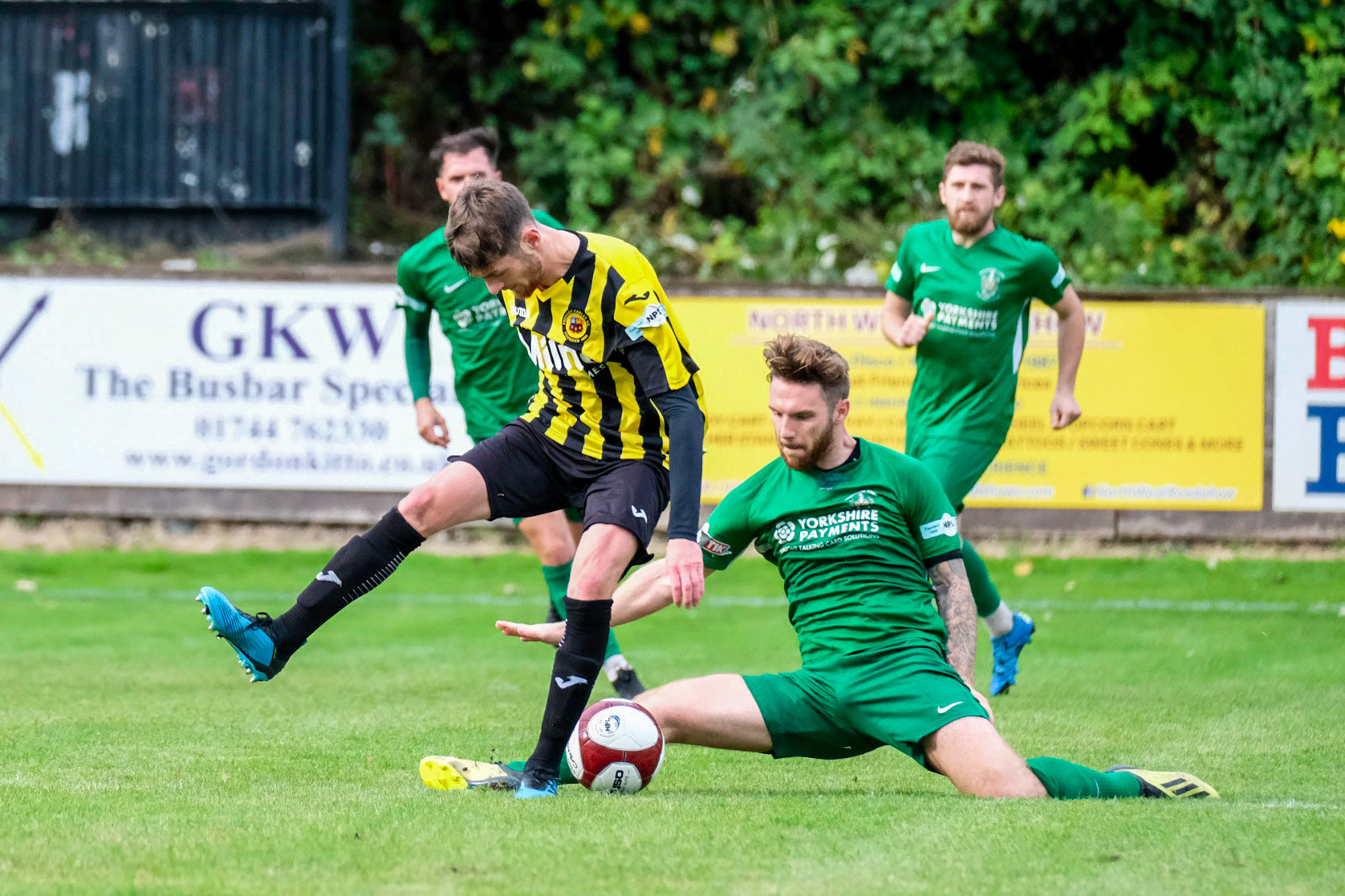 Prescot Cables vs Brighouse Town 

League match at Volair Park during the 2019/20 Betvictor Northern Premier season 28/09/2019.

Photograph by John Middleton