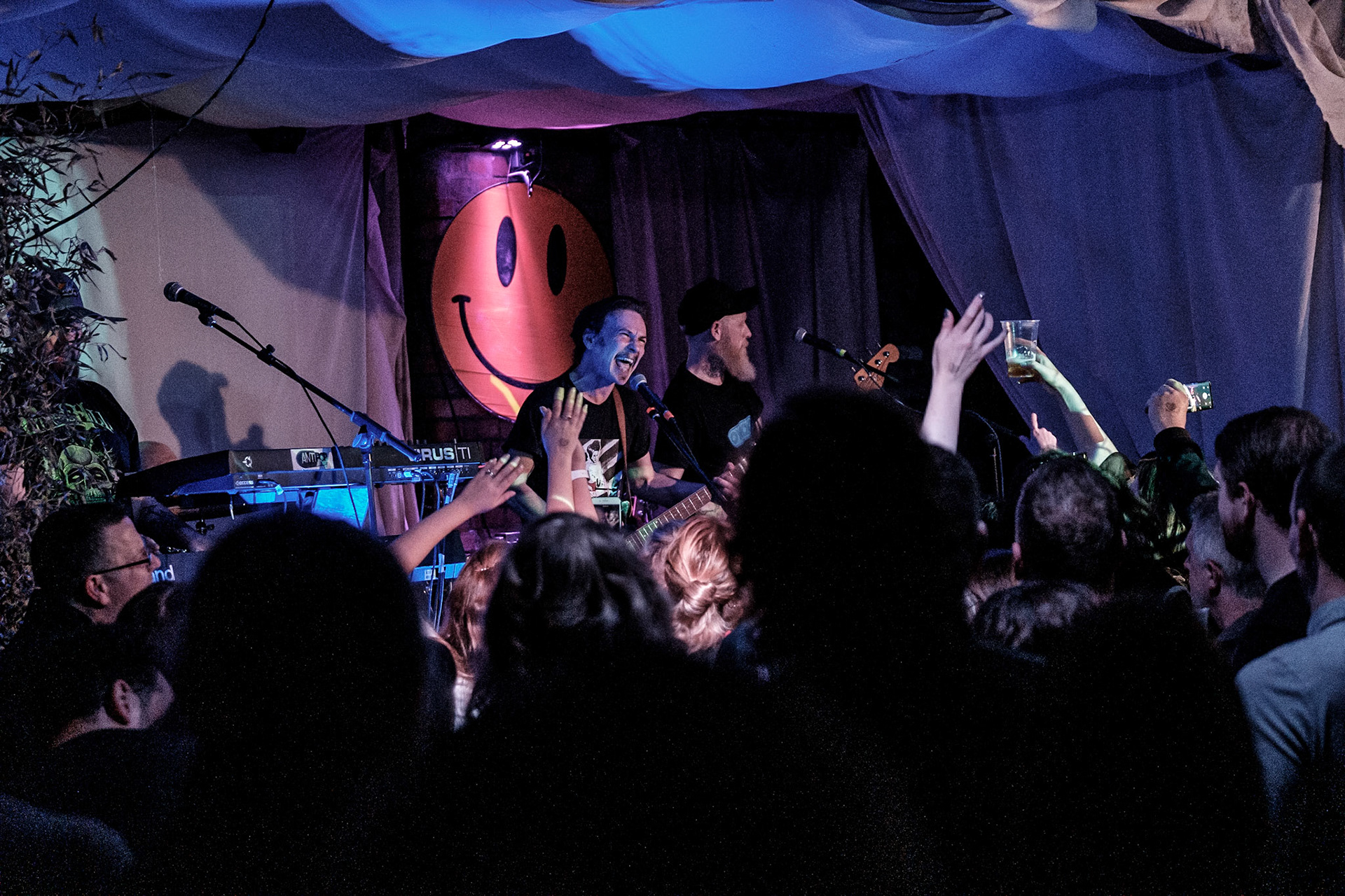 Space playing during their Space 2019 Anthology Tour at Phase One on 10/05/2019. Photo by John Middleton