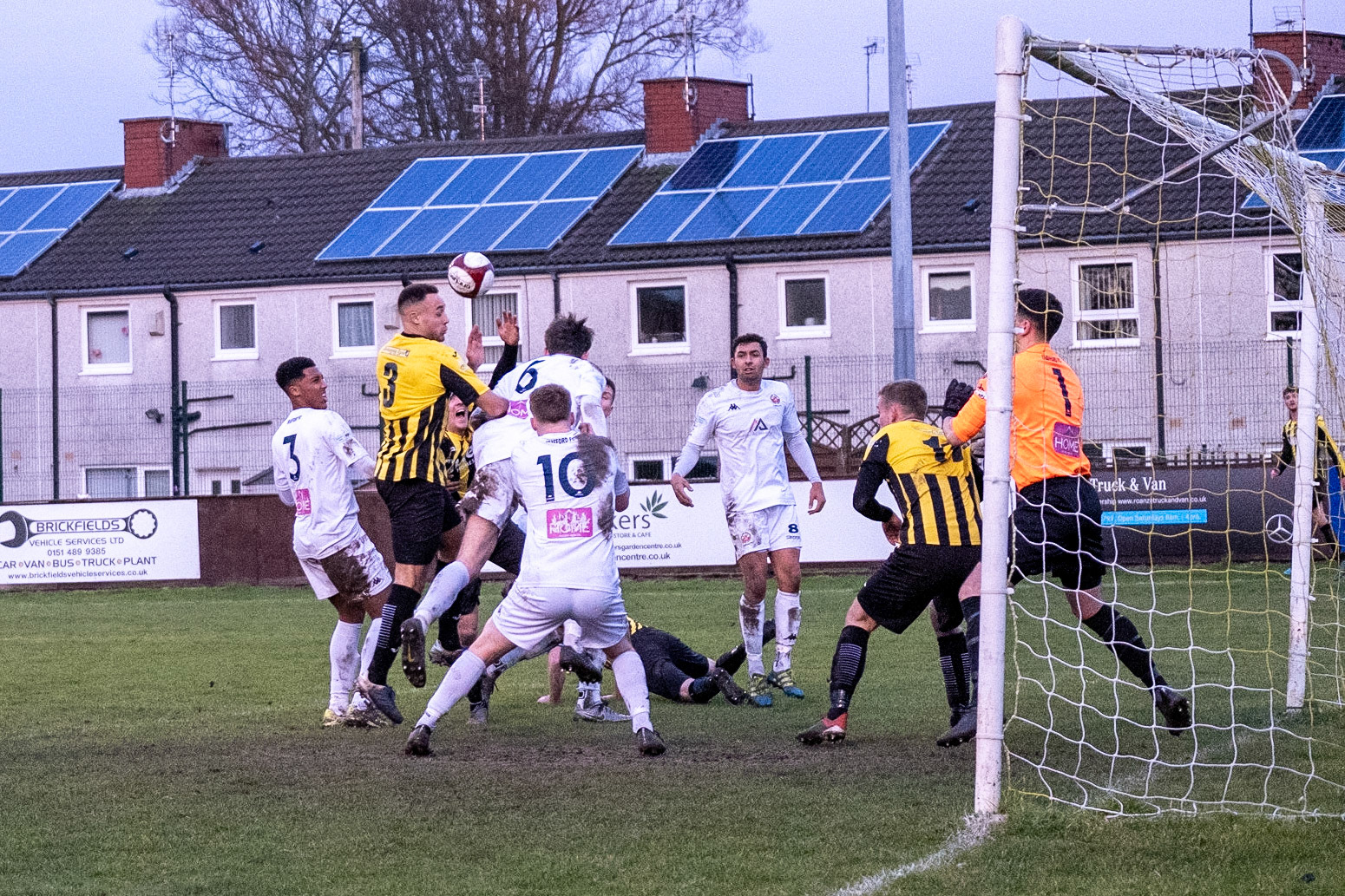 Prescot Cables vs Trafford 

match at IP Truck Parts Stadium during the 2019/20 Betvictor Northern Premier season 18/01/2020.

Photograph by John Middleton